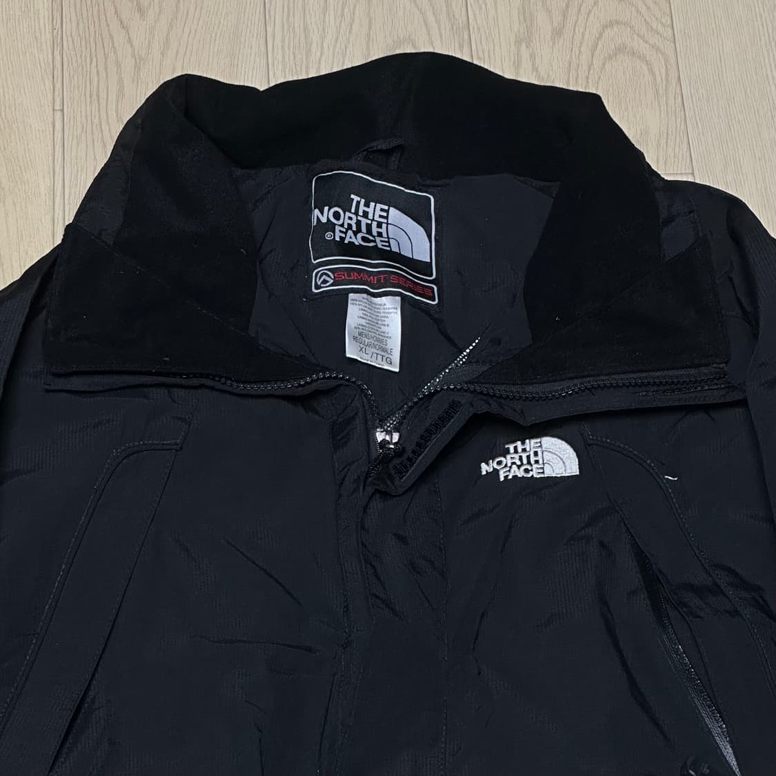 노스페이스 대장급 써밋시리즈 키드밀리 고어텍스 블랙 바람막이 상품이미지2