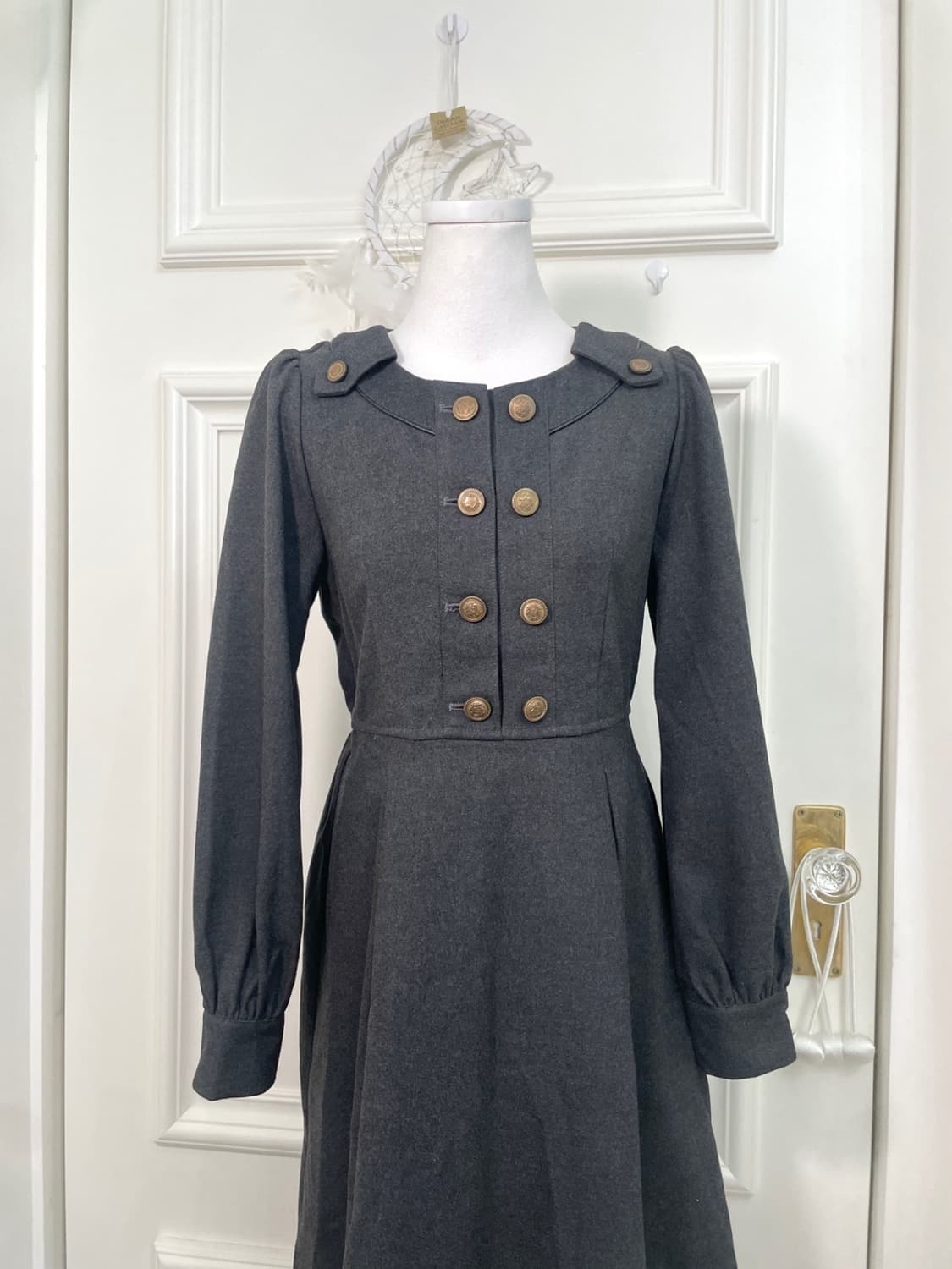 AXES FEMME POETIQUE charcoal button poin 상품이미지5