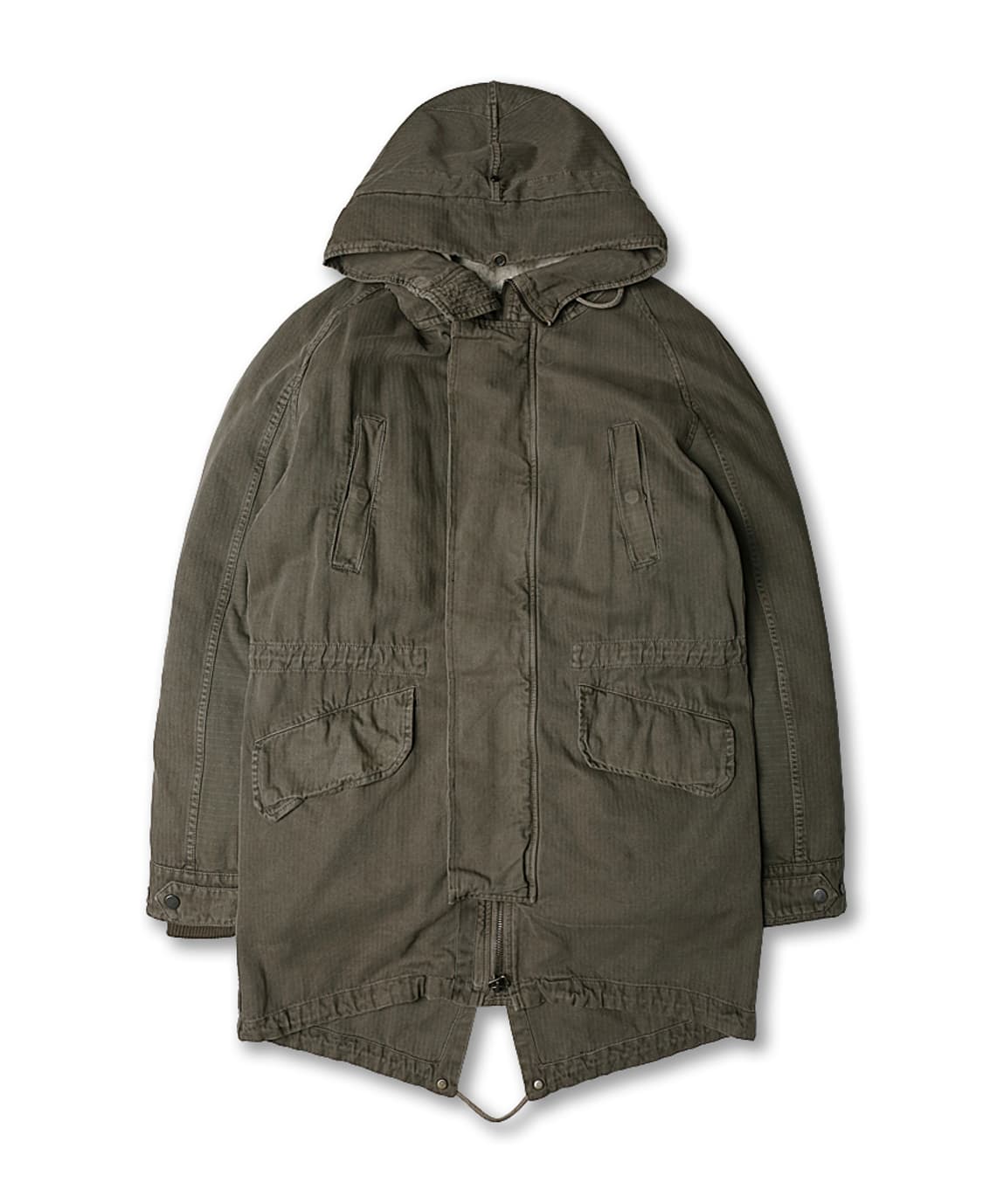 이브 살로몬 [Yves Salomon] 프렌치 아미 롱 야상 패딩 자켓 상품이미지1