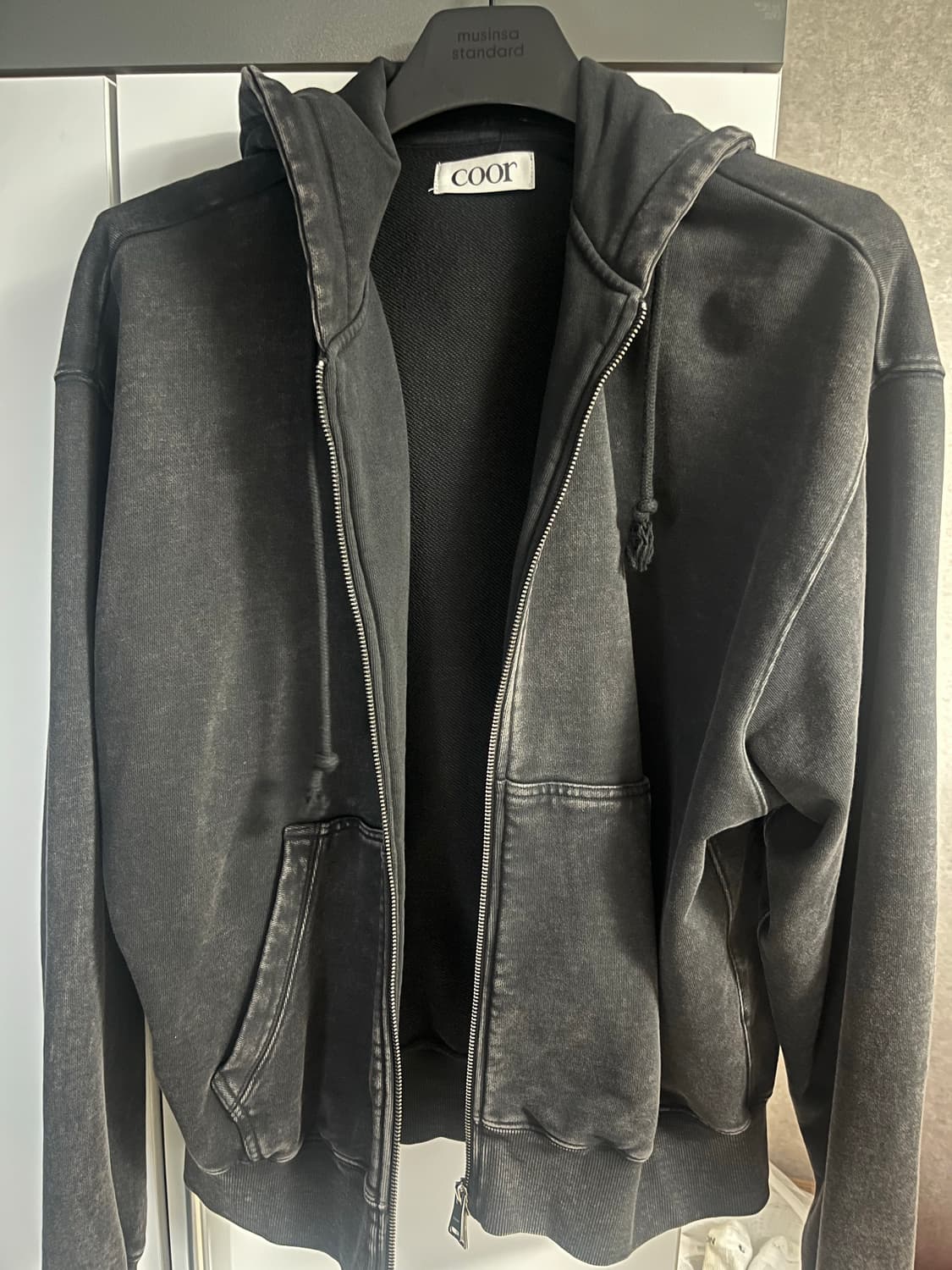 쿠어 가먼트 다잉 후드집업 상품이미지2