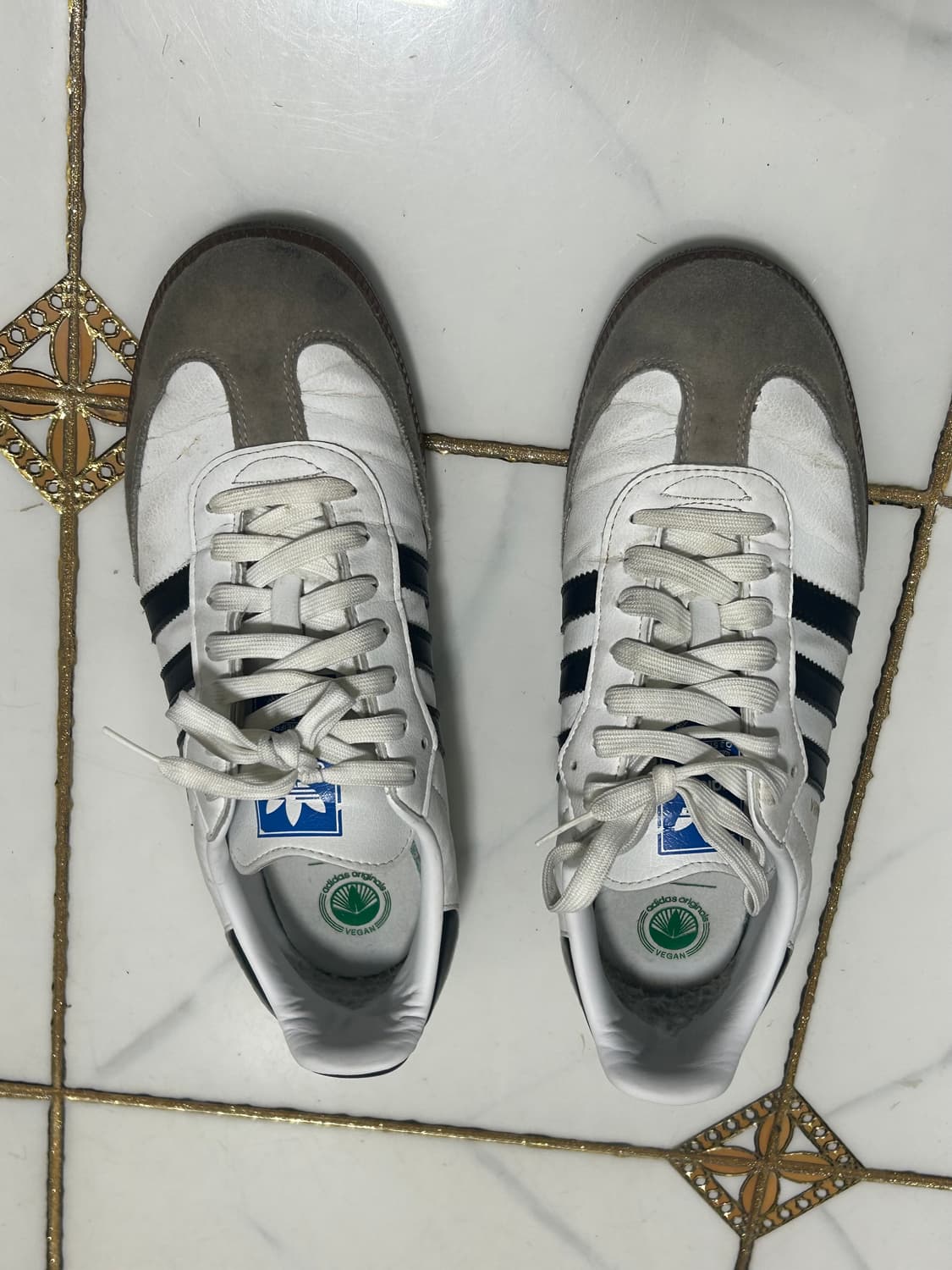 아디다스 삼바 비건 화이트 블랙 280 상품이미지4