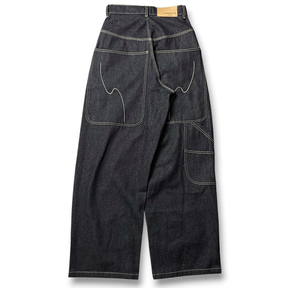 커브 스티치 포인트 데님 팬츠 S 상품이미지2
