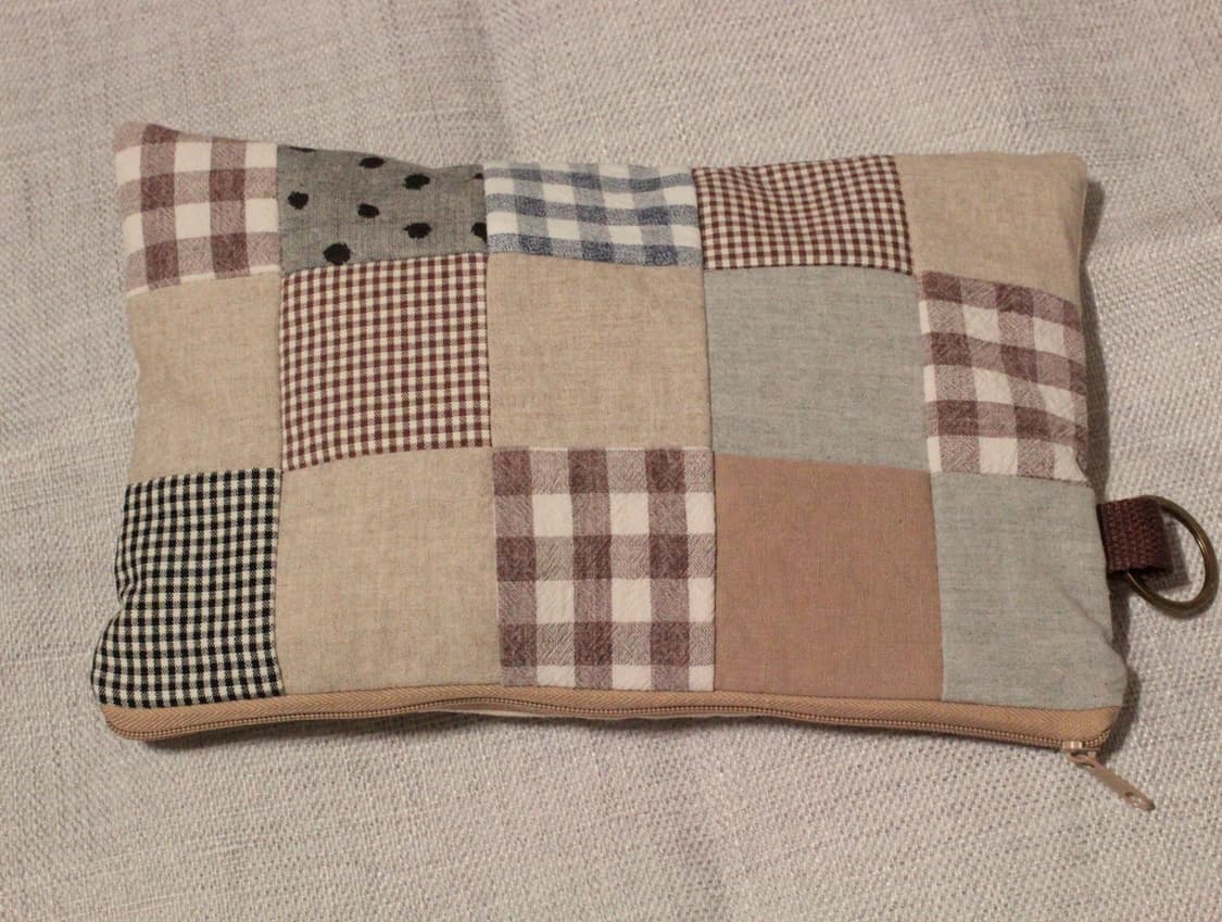 핸드메이드 패치워크 지퍼 파우치 상품이미지5