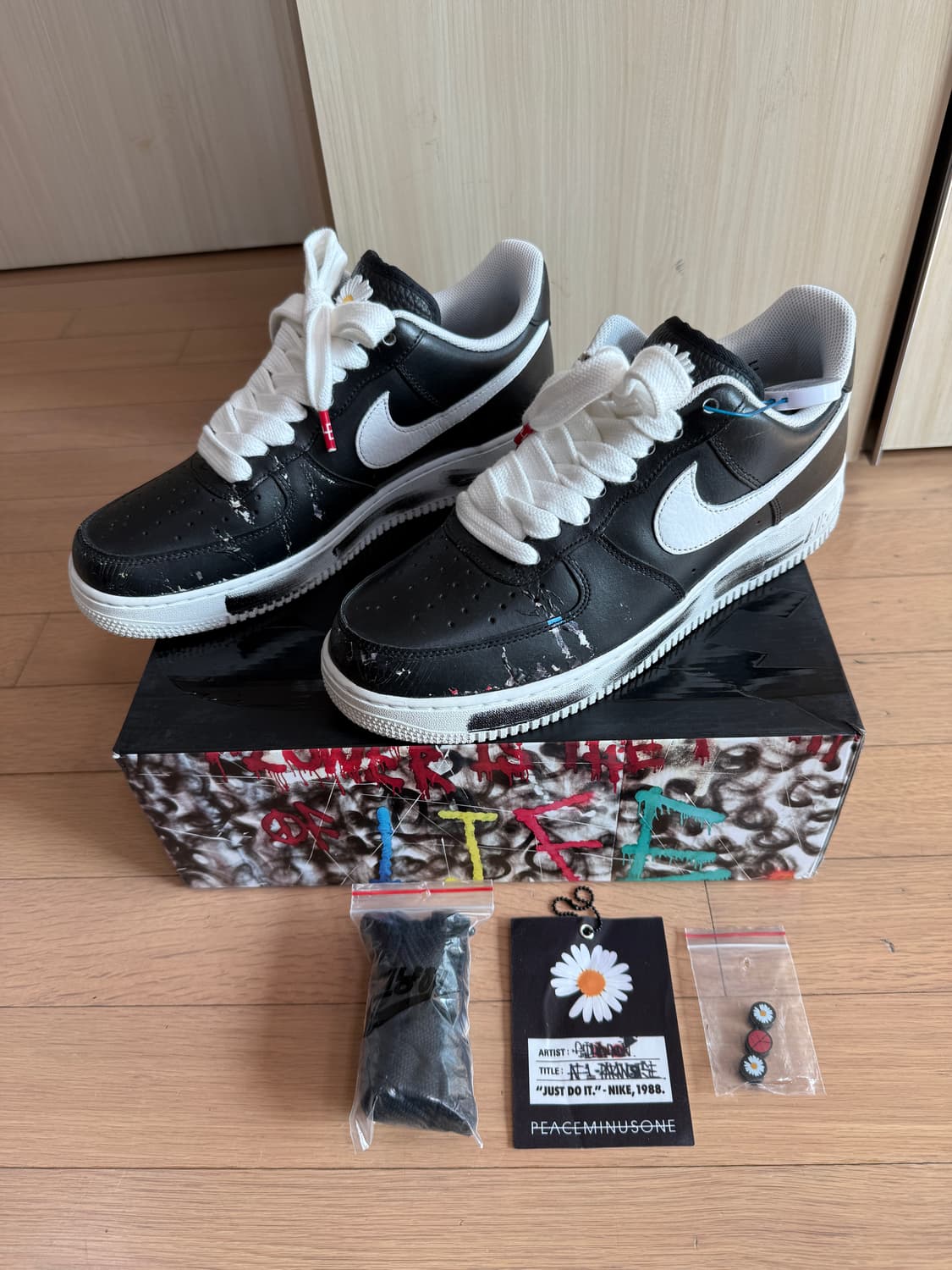 [285] 나이키 피스마이너스원 피마원 에어포스1 로우 파라노이즈 지디 상품이미지1