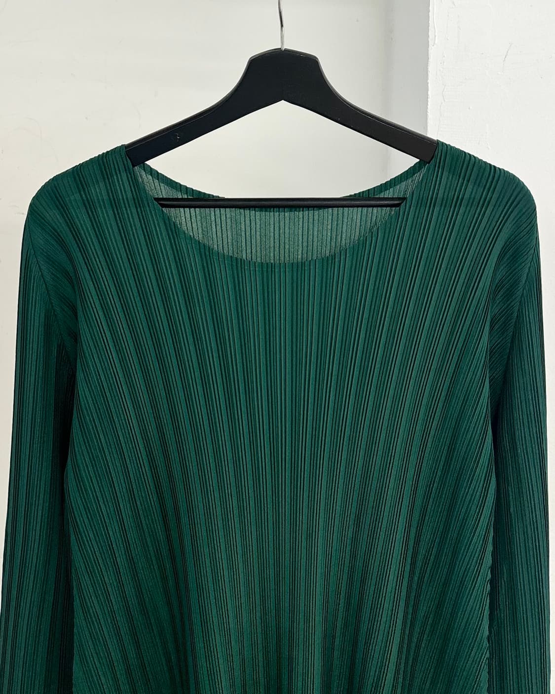 플리츠 플리즈 그린 플리츠 미디 원피스 상품이미지2