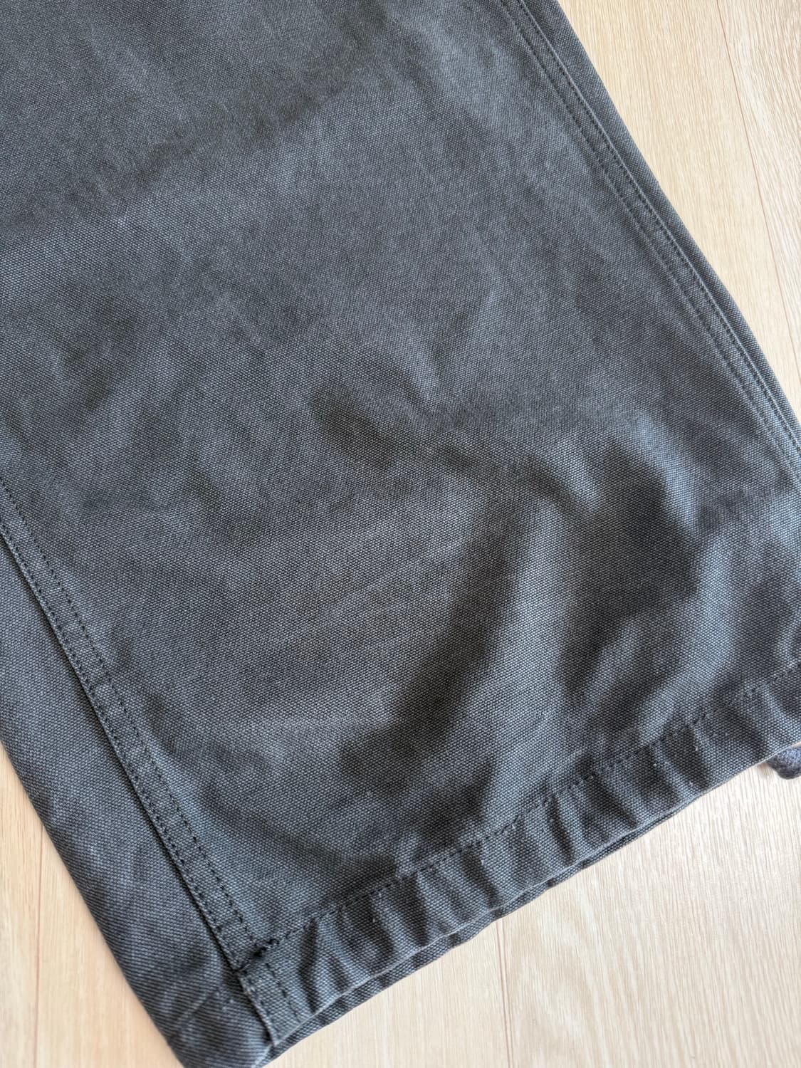 [L] MJD 캔버스 3D 니 팬츠 차콜 상품이미지3