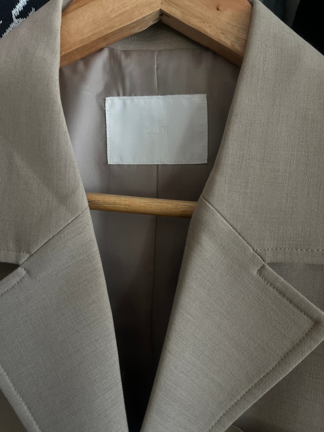 OUR 베이지 기본 자켓 테일러 상품이미지2