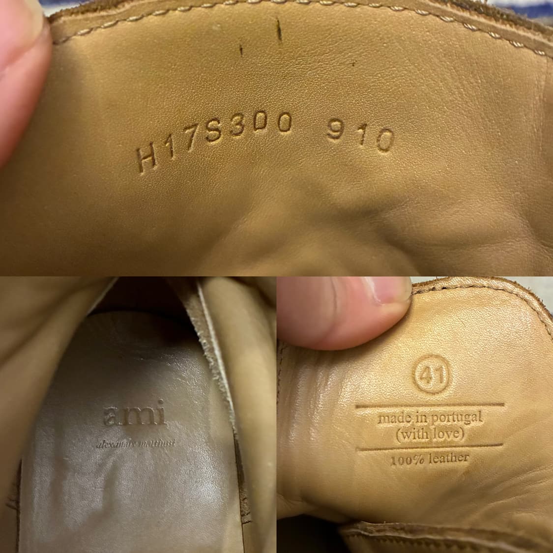 (41/260)AMI 아미 조드퍼 더비 스트랩 스웨이드 부츠 상품이미지9