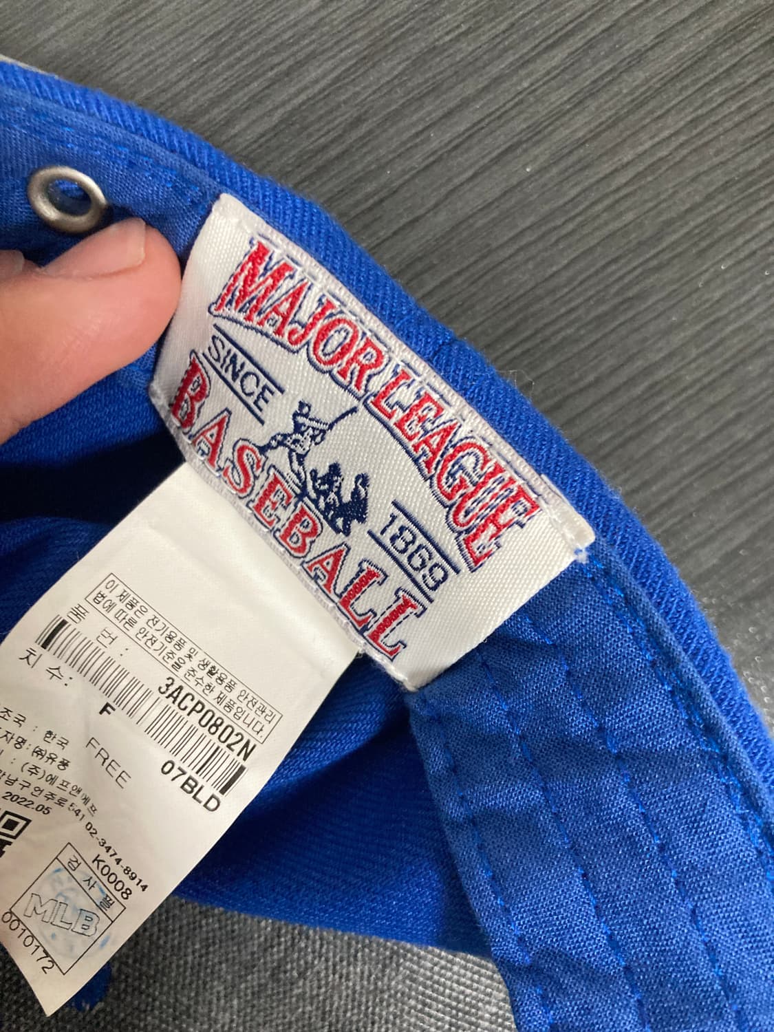 MLB LA 모자 블루 캡 상품이미지3