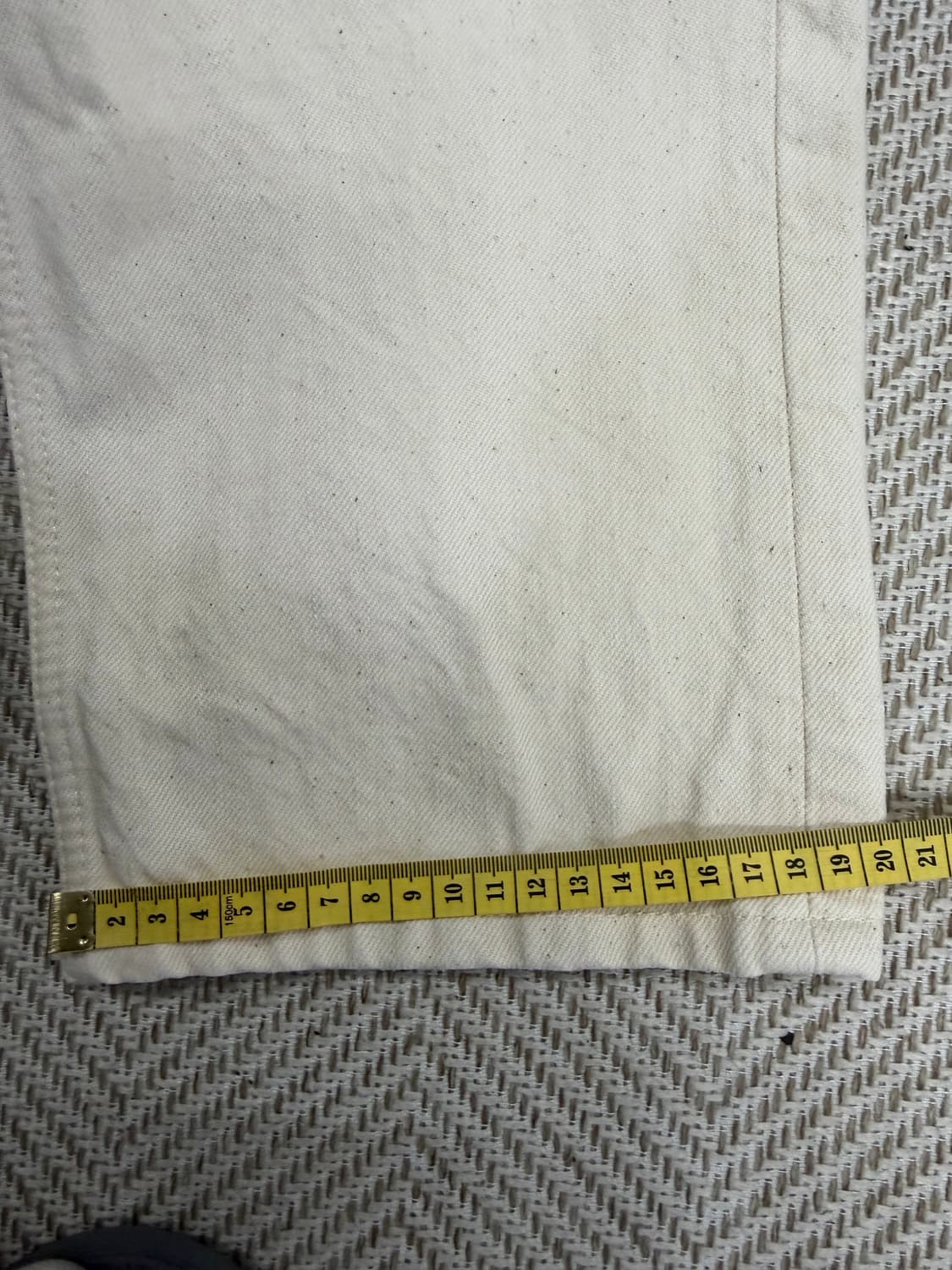 정품) 아르켓 남성 아이보리 데님 팬츠 30-31 상품이미지10