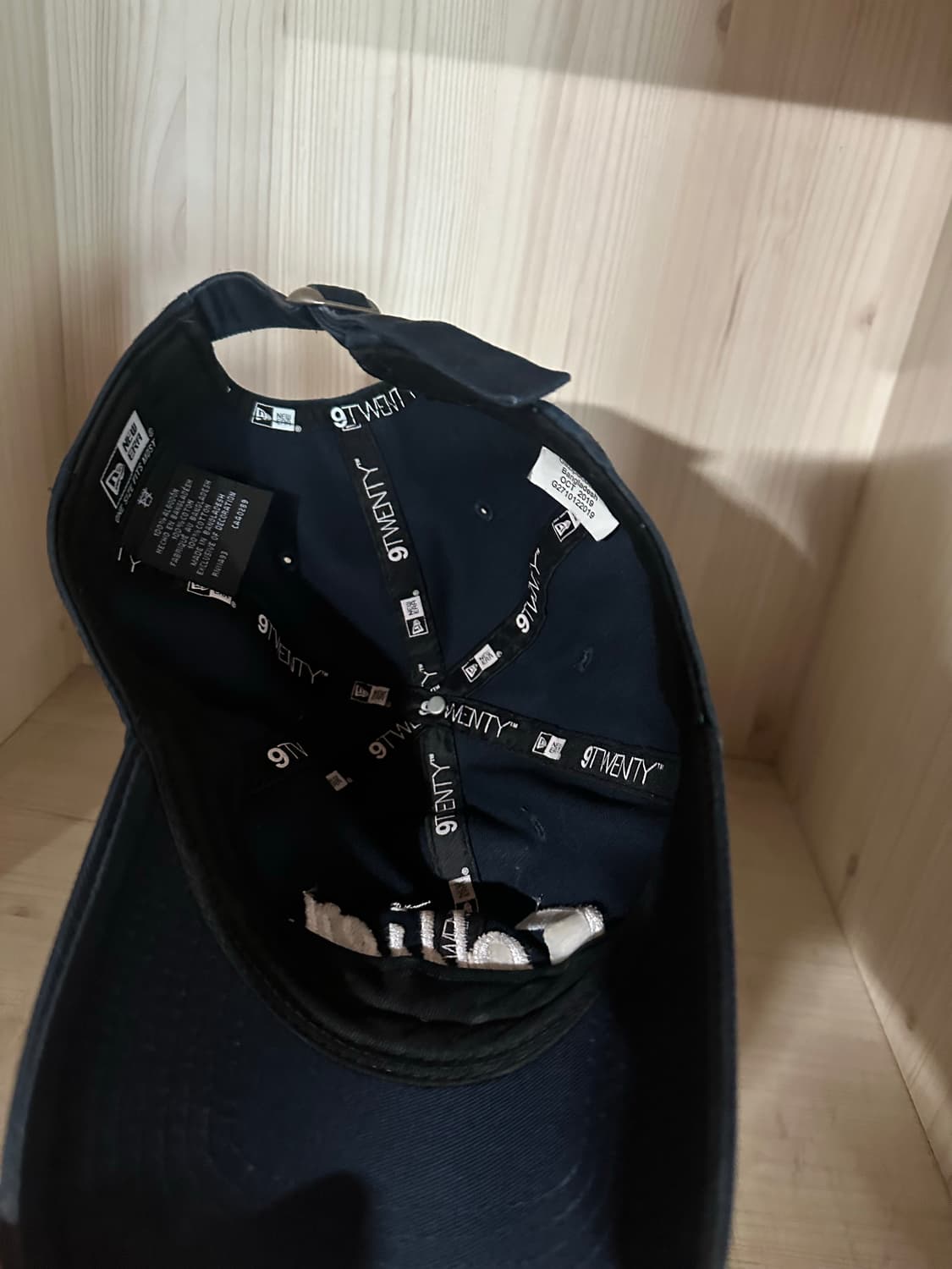 뉴에라 콜리어 볼캡 모자 네이비 상품이미지6