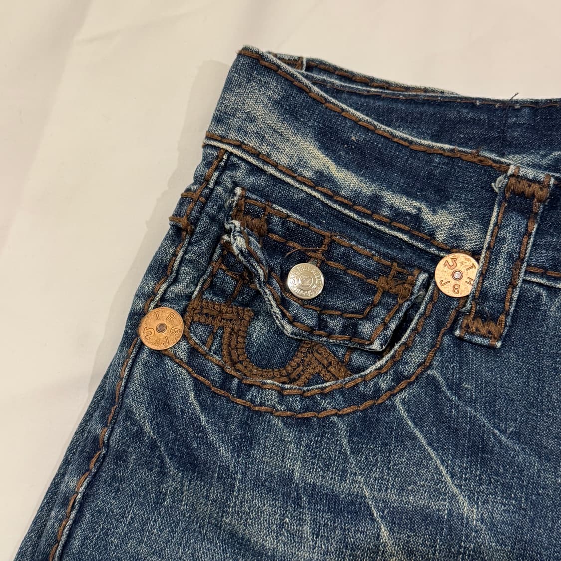 트루릴리젼 세미부츠컷 데님 팬츠 32 상품이미지7