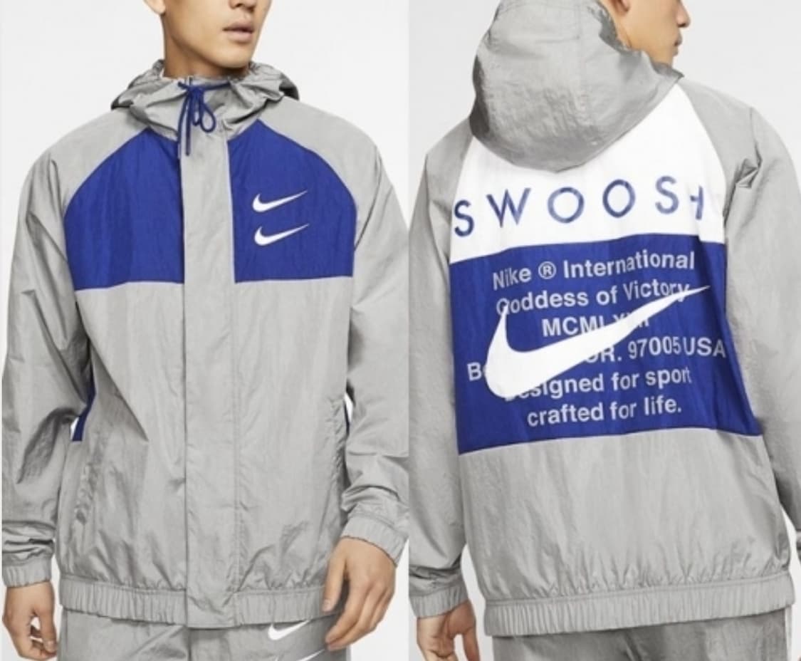 나이키 더블 스우시 우븐 후드 바람막이 XL _ 남성 상품이미지1
