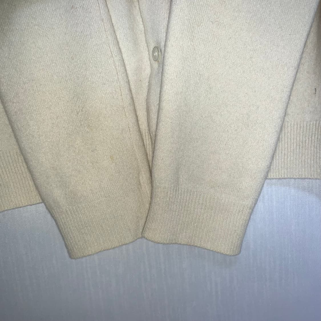 꼼데가르송 플레이 빈티지 니트 가디건 아이보리 여성 L 상품이미지6