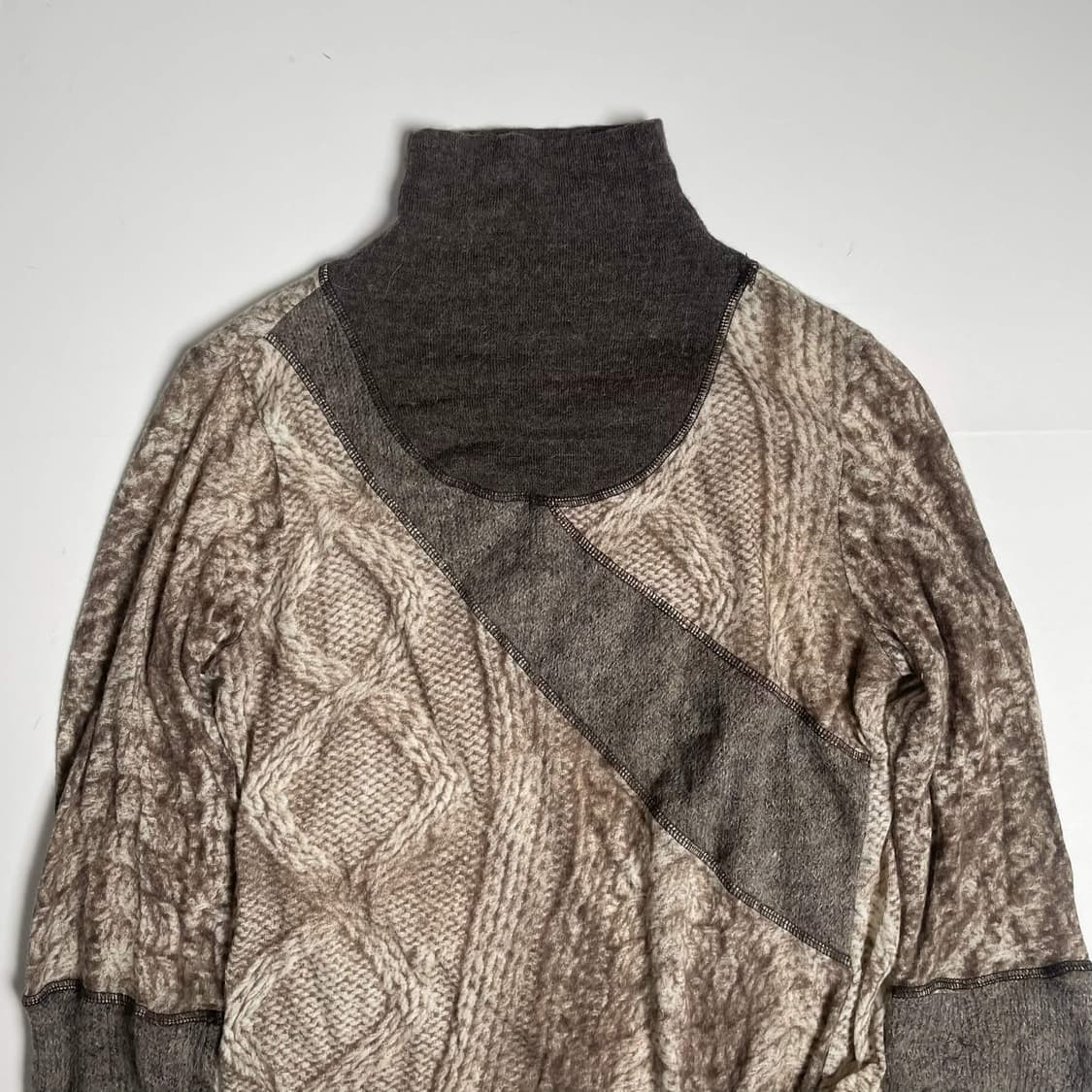 Elenad 모달 울 블렌드 터틀넥 니트 (italy) 상품이미지2