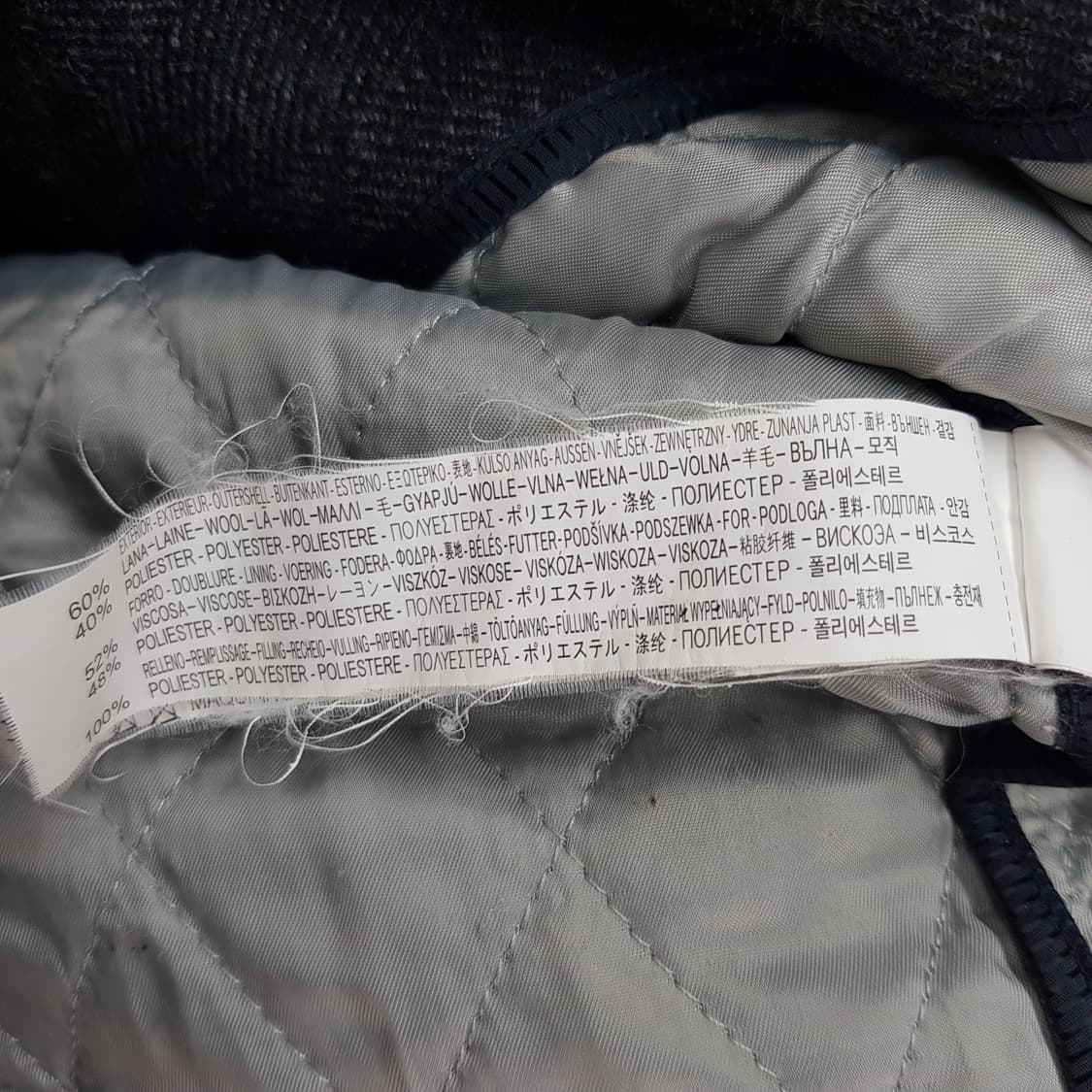 자라 맨 모직 자켓 L 상품이미지4