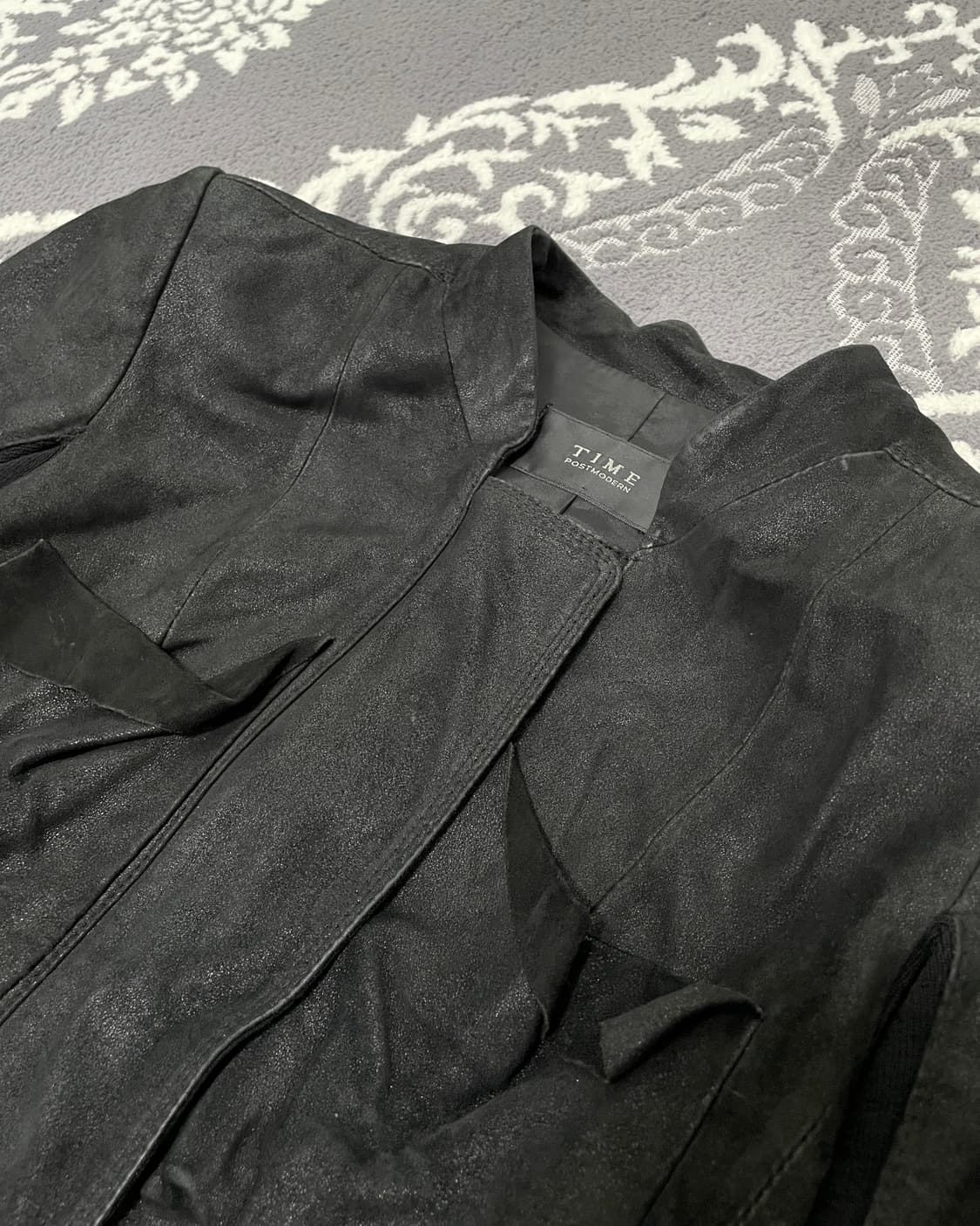 Time Goat Skin Layered Leather Jacket 상품이미지6