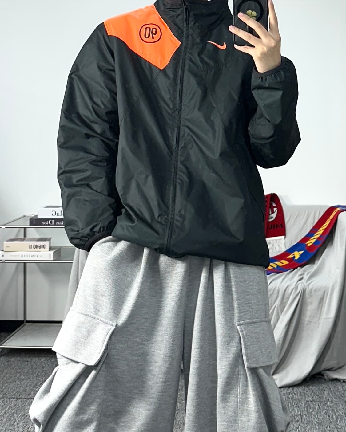 나이키 블랙 토탈 90 바람막이 M 상품이미지3