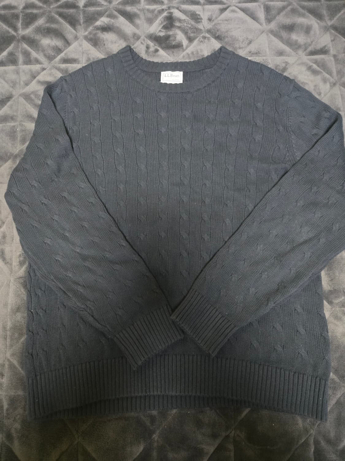 엘엘빈 (L.L.Bean) 네이비 니트 L 상품이미지1