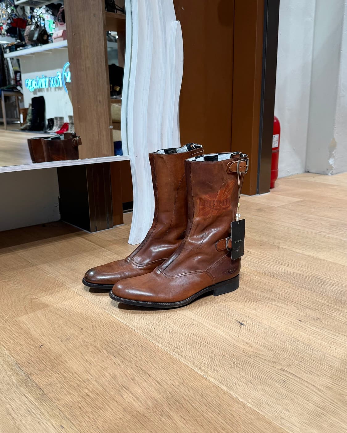 트라이엄프 by 폴 스미스 브라운 모터사이클 부츠  상품이미지1