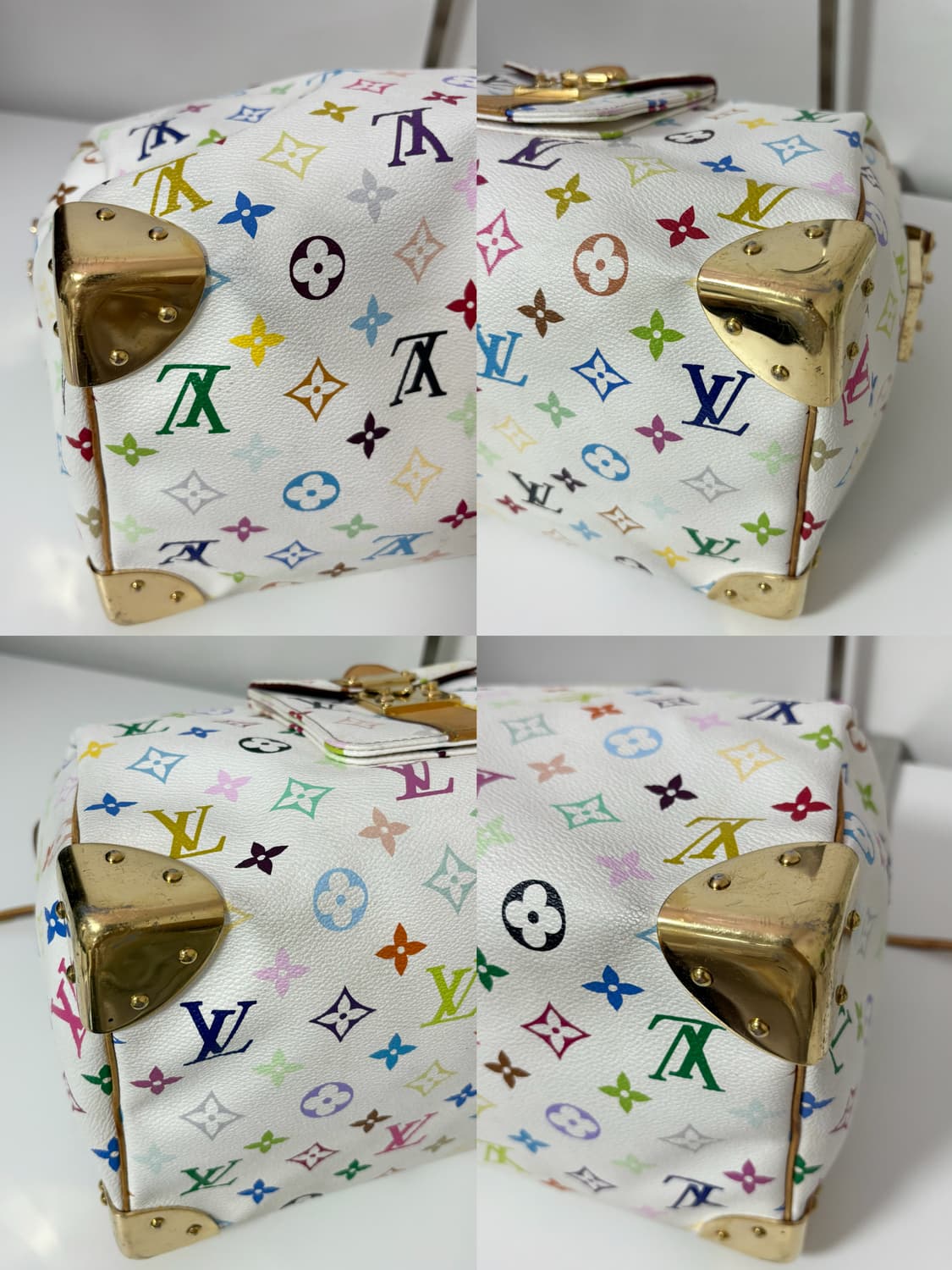 루이비통 멀티컬러 화이트 스피디 상품이미지10