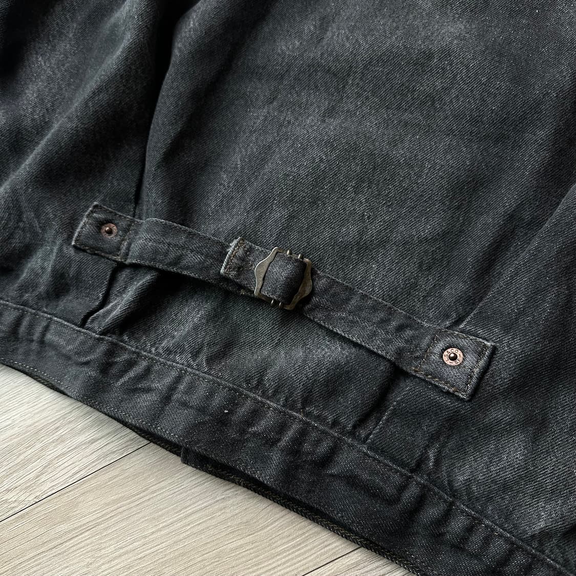 80s Euro Levis 1st Black Denim Jacket 상품이미지5
