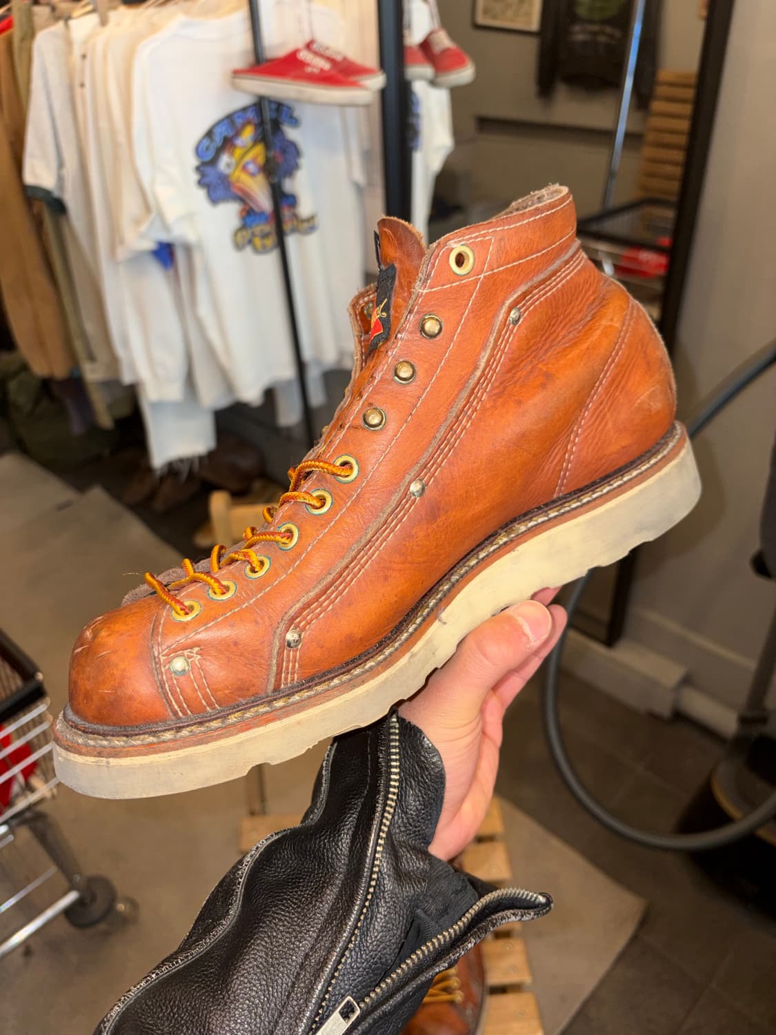 Thorogood USA monkey roofer leather boot 상품이미지7