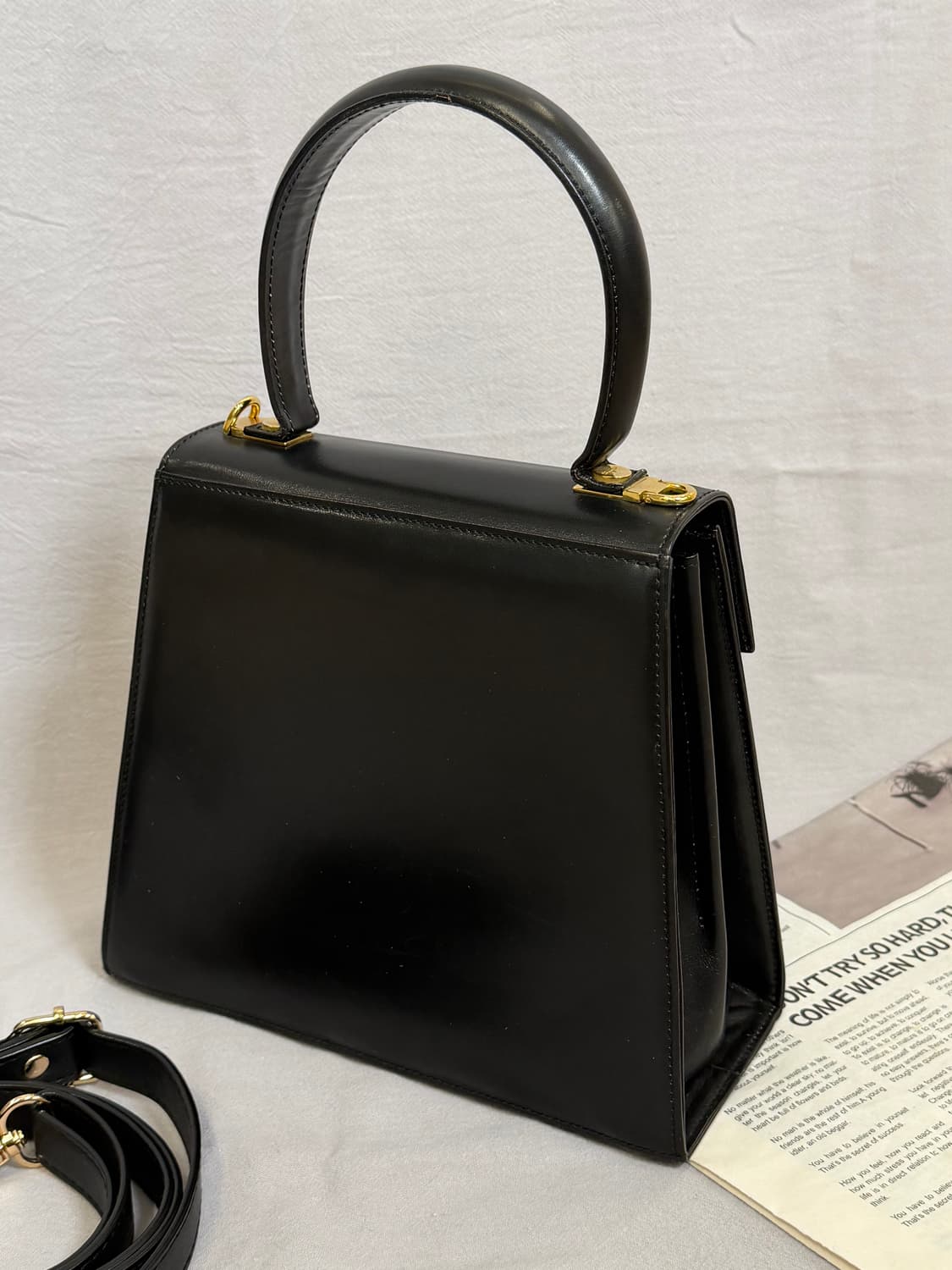 페라가모 켈리백 금장 간치니 토트백 탑핸들 크로스백 차정원백 김 상품이미지3