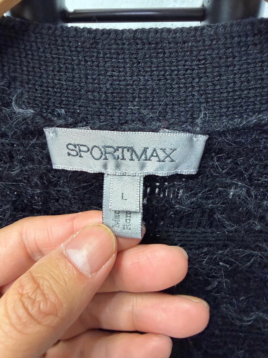 매장판정품) 막스마라 여성 롱 퍼 가디건 자켓 L 상품이미지8