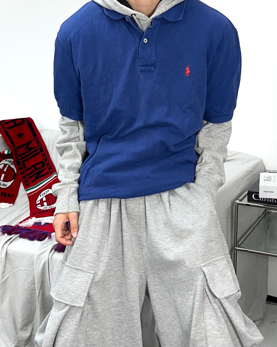 폴로 랄프로렌 블루 레드포니 pk L 상품이미지2