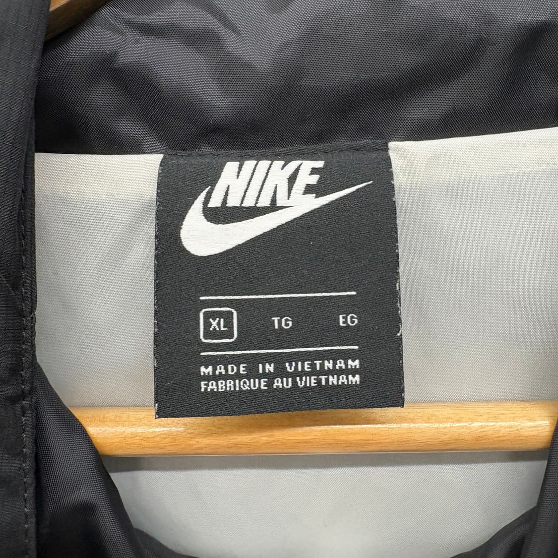 나이키 에어 아노락 바람막이 블랙/화이트 남성 XL 상품이미지4