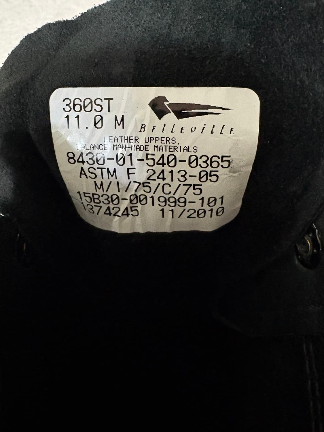 [US11] Belleville 360st 벨빌 벨르빌 컴뱃부츠 상품이미지4