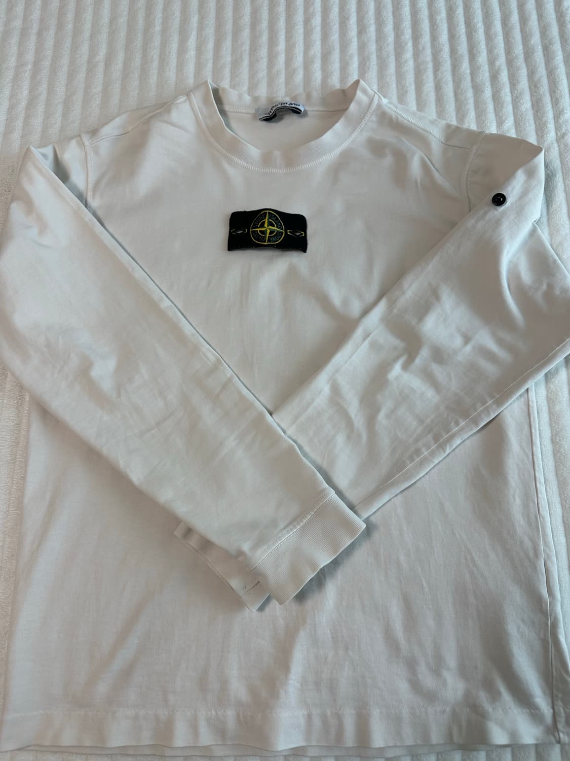 스톤아일랜드 롱슬리브 화이트 상품이미지1