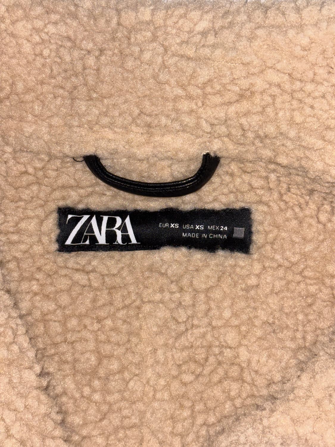 ZARA 가죽 무스탕 저켓 상품이미지6