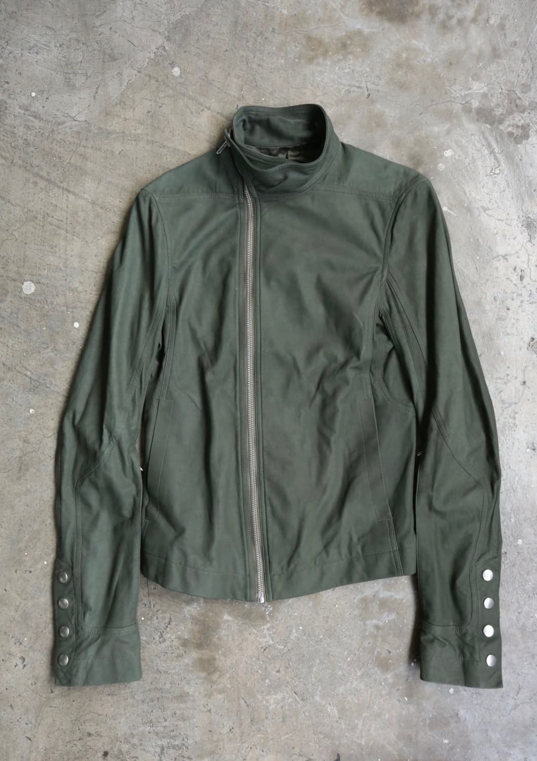 16SS 릭 오웬스 몰리노 레더 자켓 46 사이즈 상품이미지3