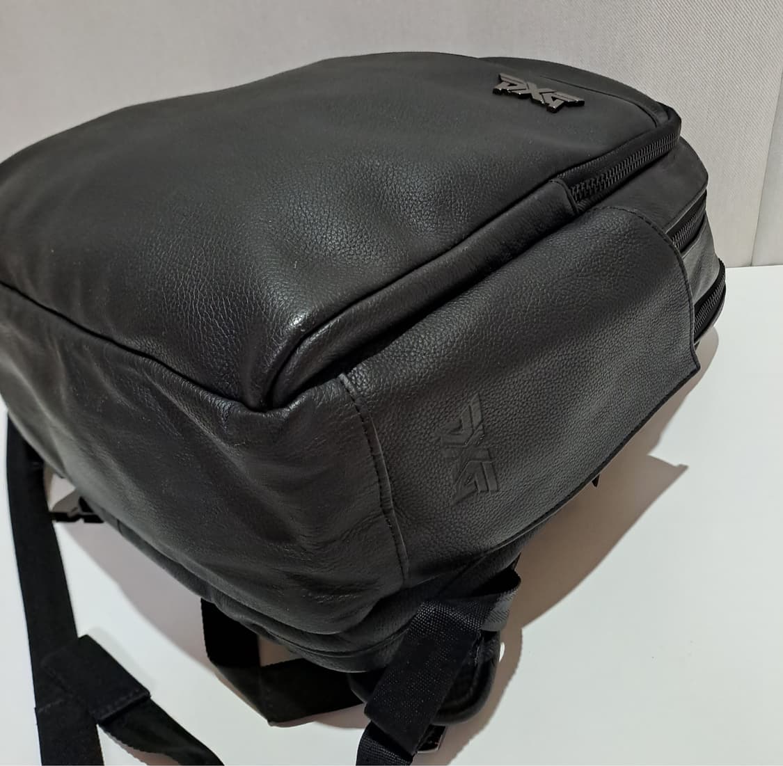 (택포) PXG 피엑스지 크롬 가죽 백팩 블랙 B606 상품이미지9