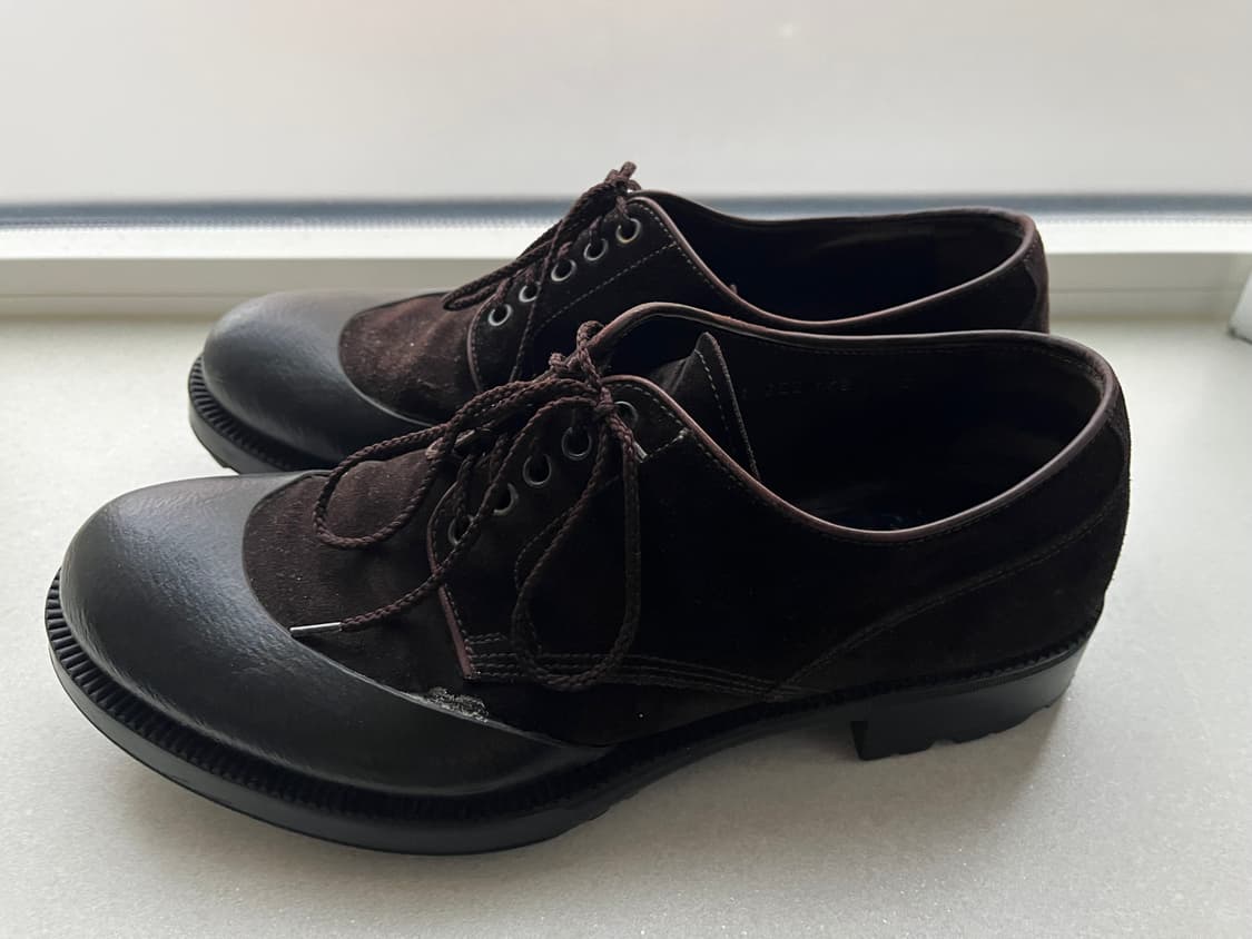 프라다 런웨이 피스 스웨이드 로퍼 상품이미지4