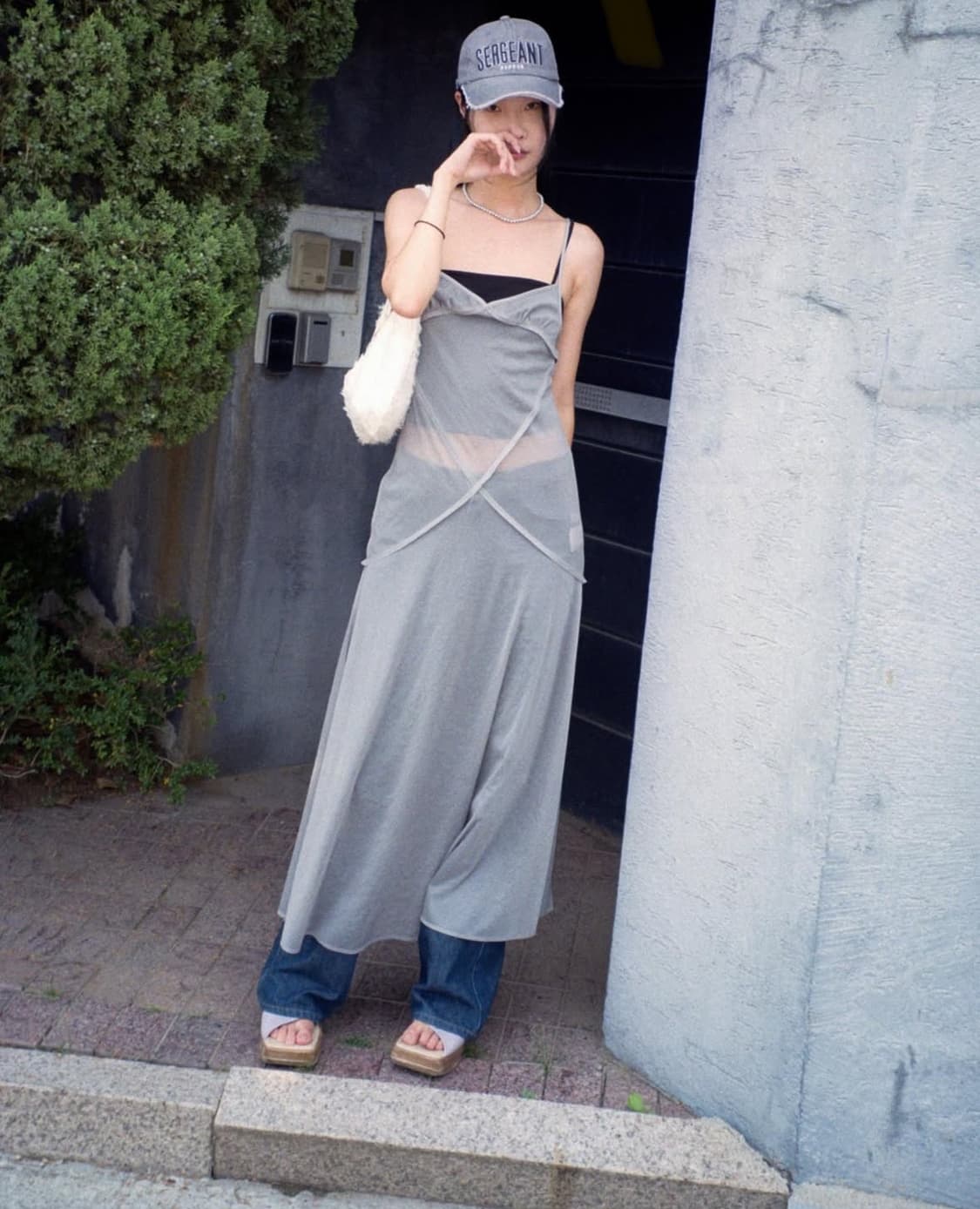 perverze cutoff slipdress 상품이미지2