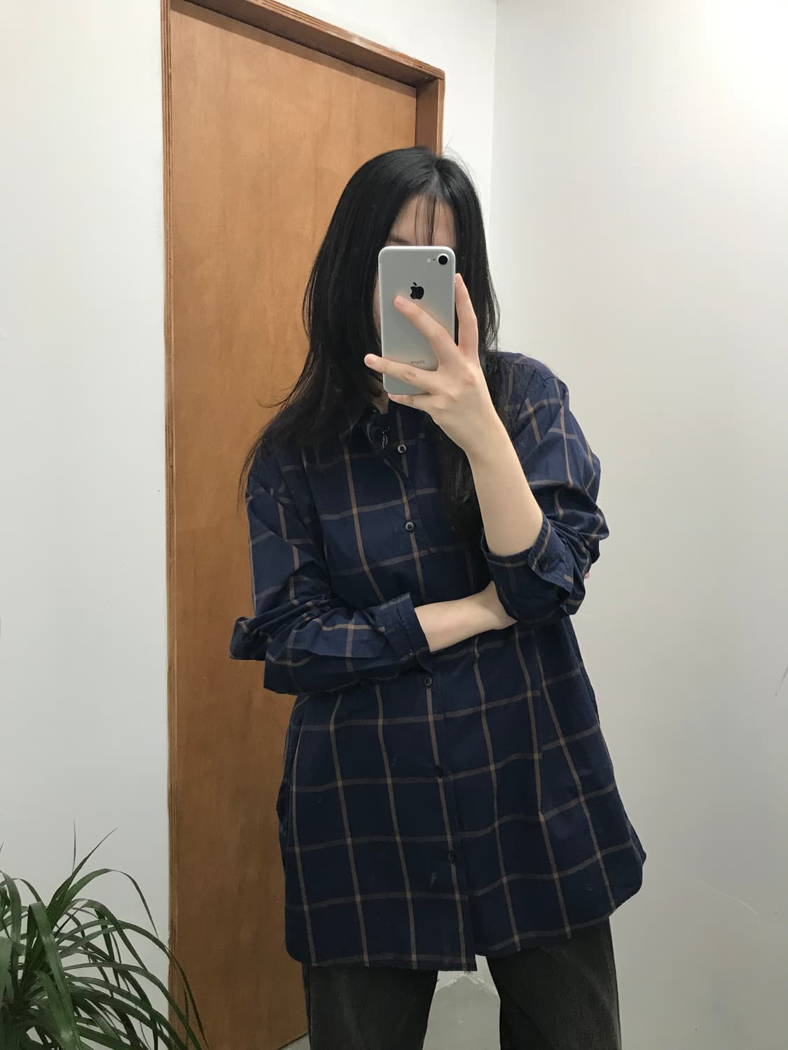 빔즈 BEAMS Loose Silhouette Check Shirt 상품이미지4