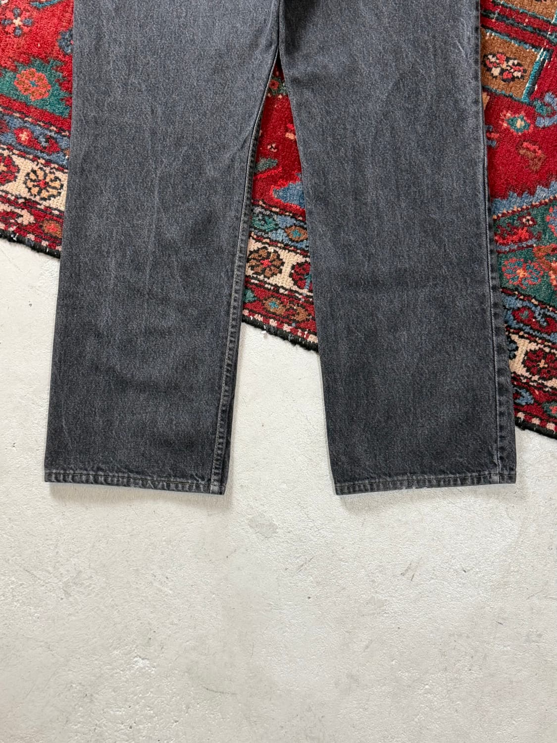 90's USA Made 빈티지 리바이스 517 블랙 부츠컷 상품이미지8