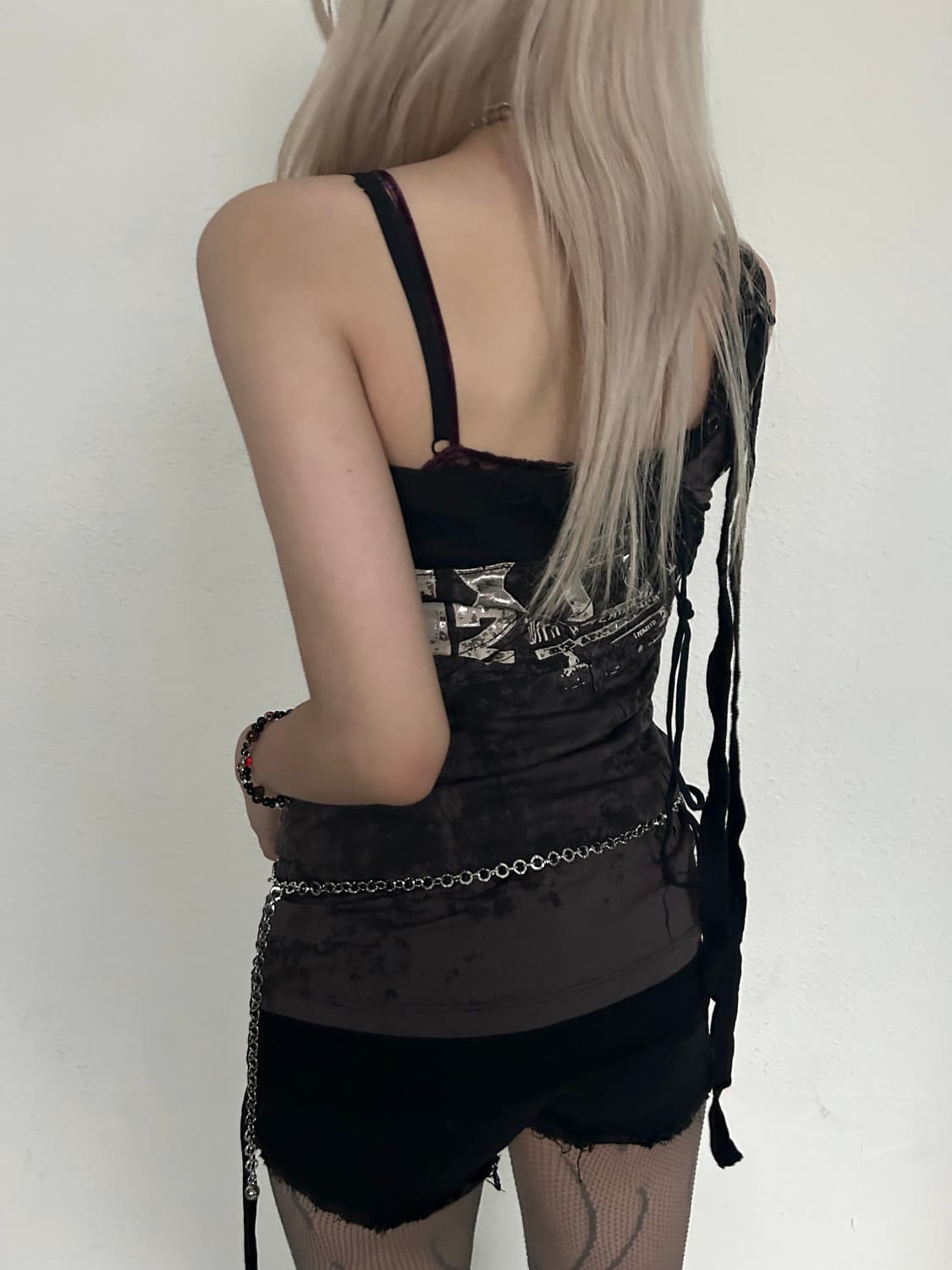 ‘SALVAGE’ eyelet string one-piece 상품이미지2