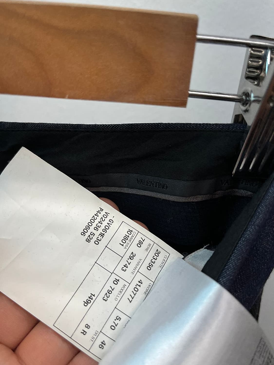 29) 발렌티노 데님 린넨 슬랙스  상품이미지6