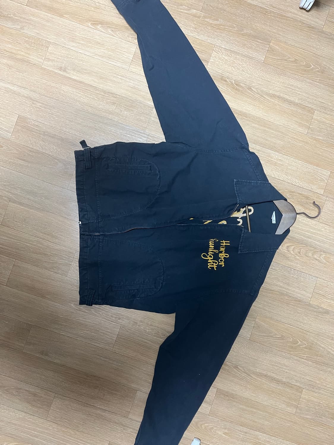 파르티멘토 VTG 워시드 집업 블루종 네이비 상품이미지2