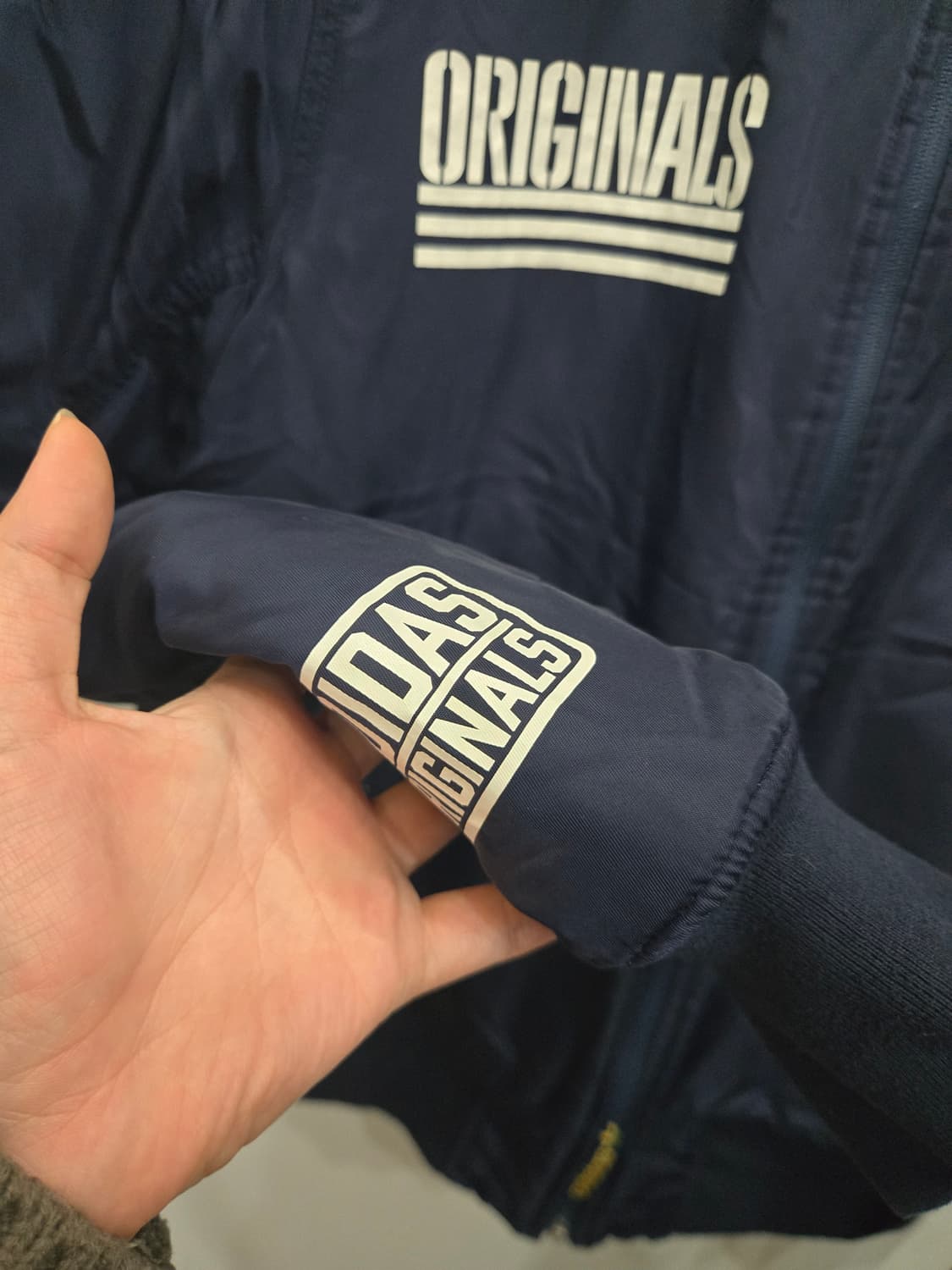 105,XL)) adidas 아디다스 오리자날 두꺼운 항공점퍼! 뜨뜻해용 상품이미지2