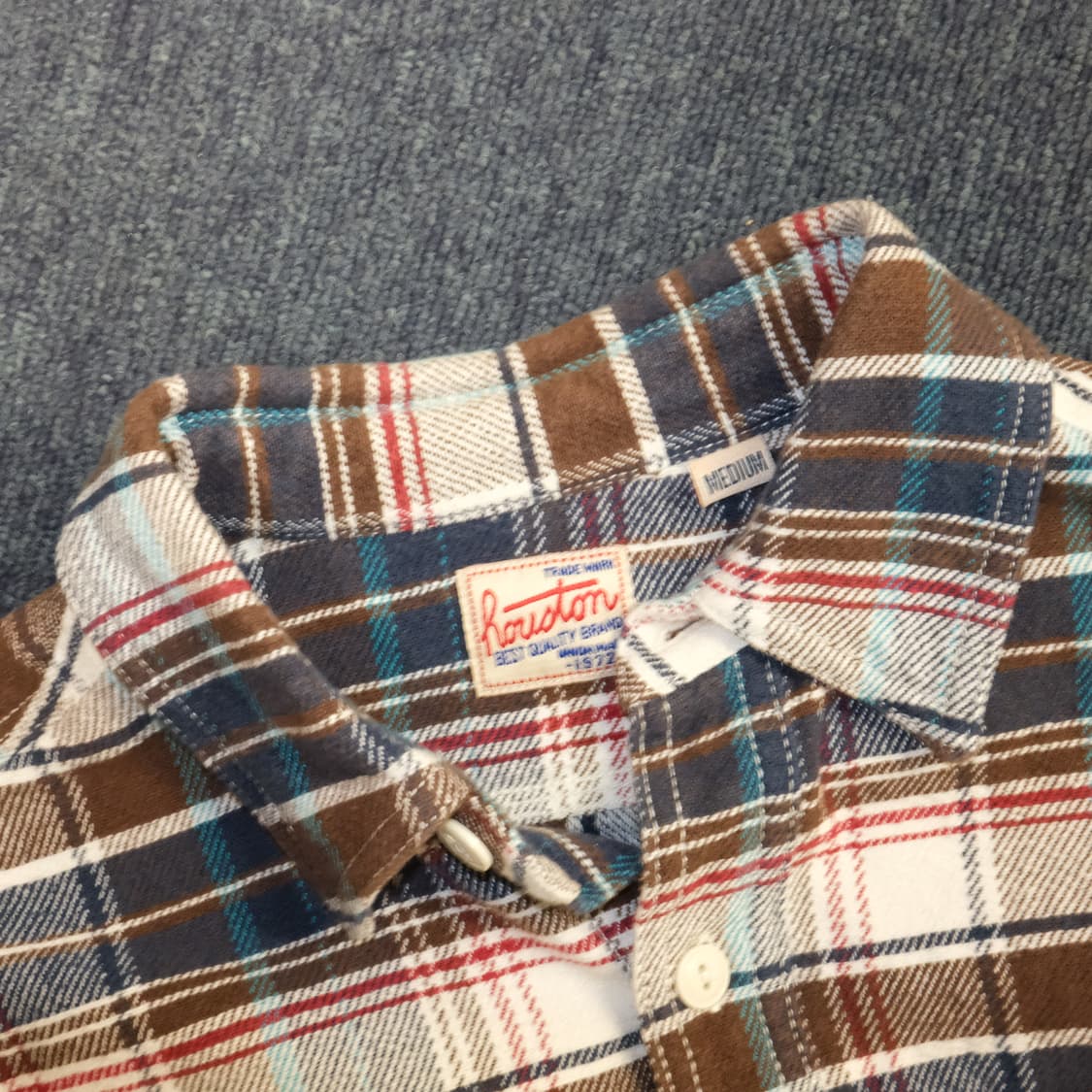 휴스턴 체크 워크셔츠 상품이미지2