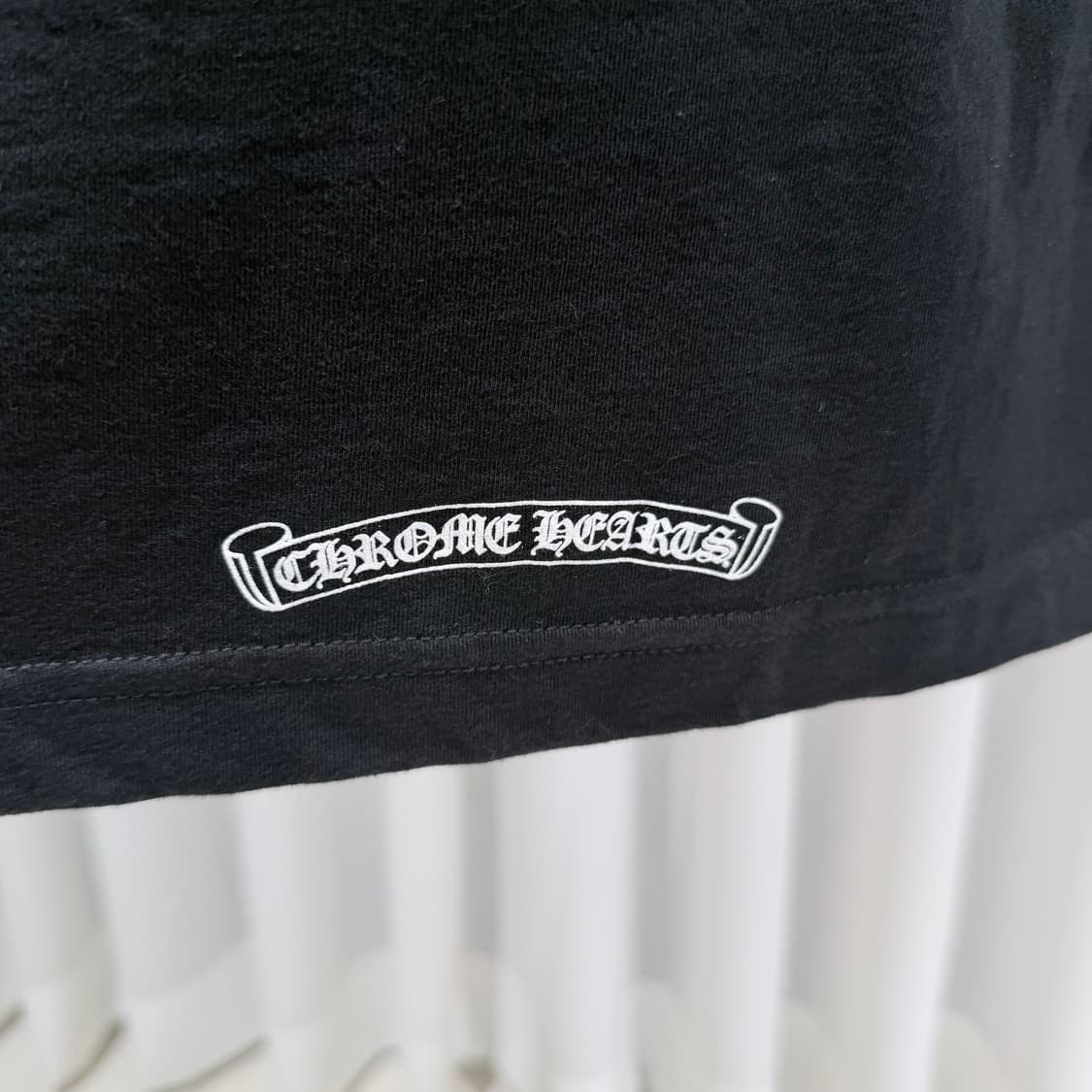(A+/M) / 크롬하츠 홀스슈 로고 반팔 티셔츠 블랙 상품이미지7