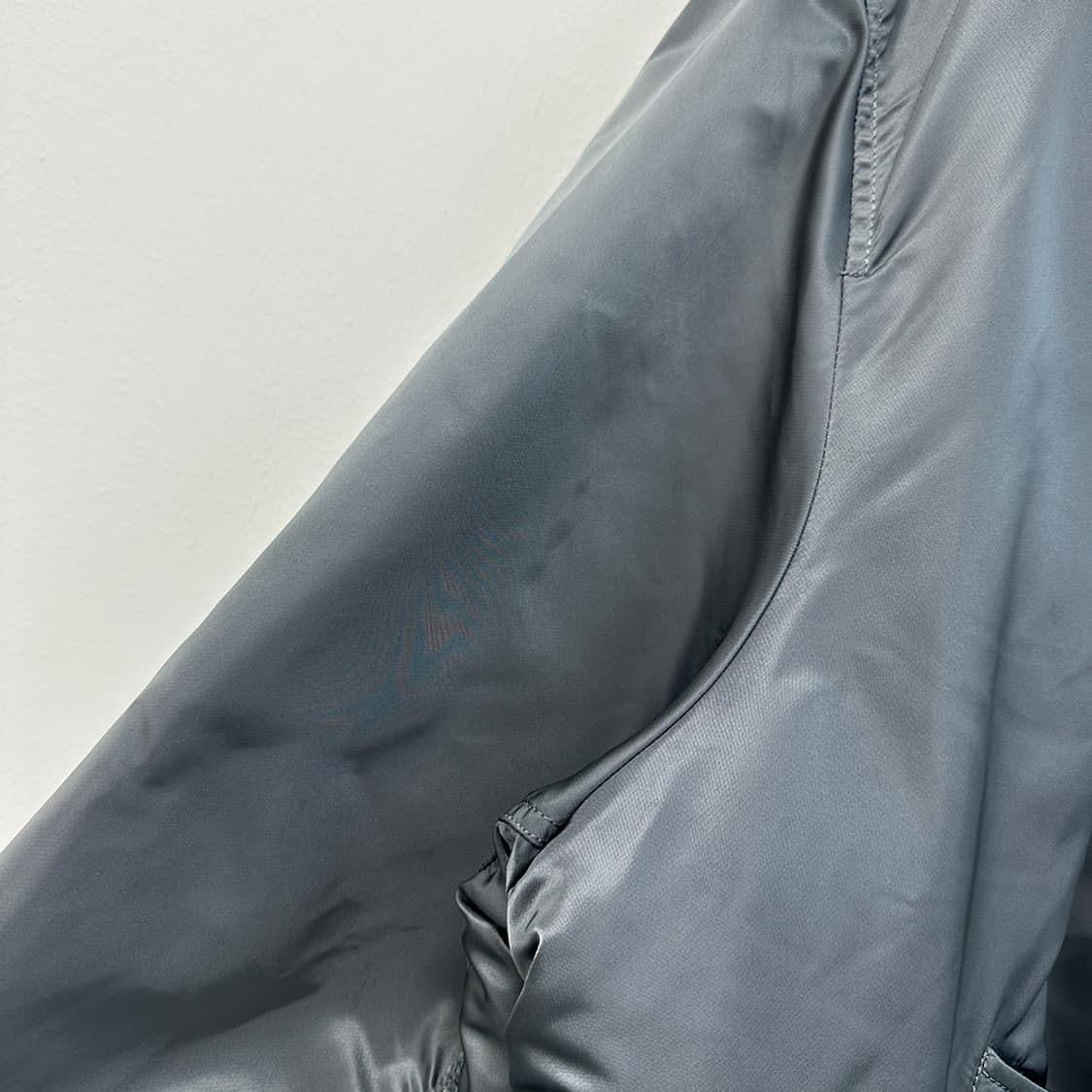 알파인더스트리 MA-1 플라이트 자켓 항공 점퍼 그레이 5XL 상품이미지4