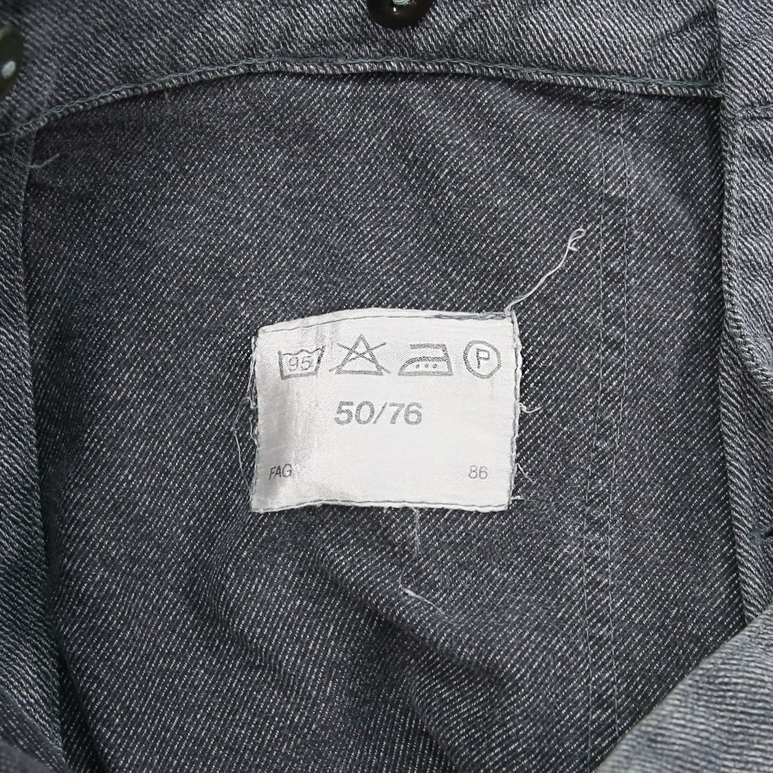 80s 스위스군 데님 팬츠 그레이 퍼티그 (34~36) 상품이미지8