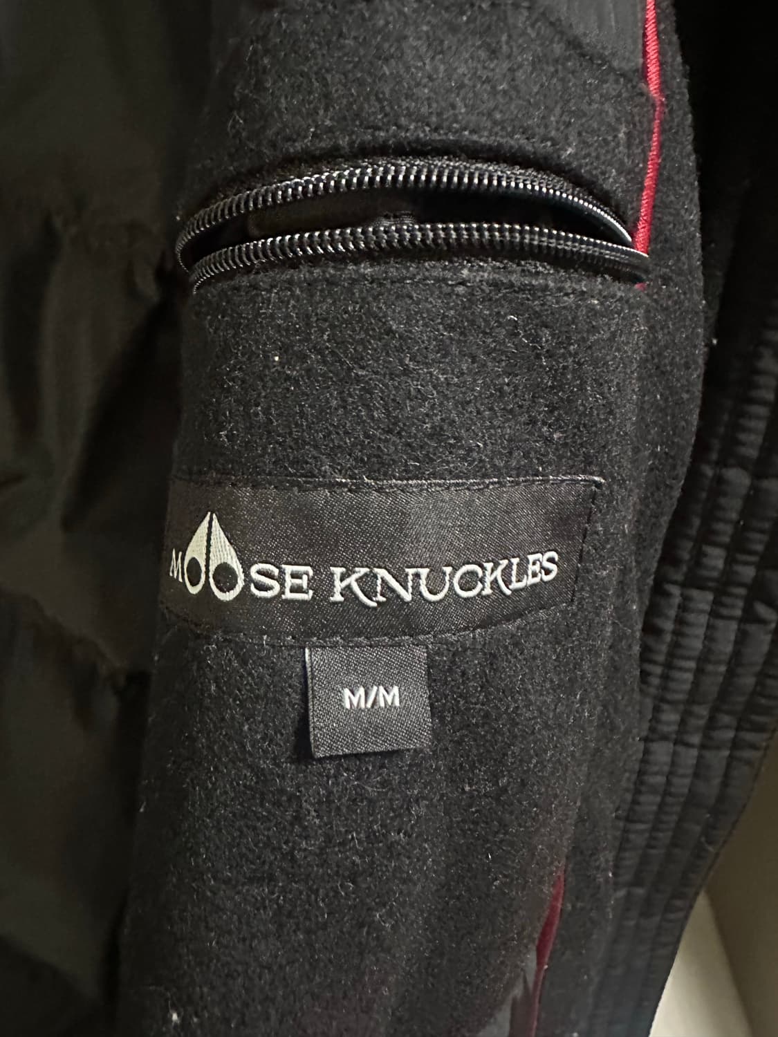 무스너클 남성패딩자켓 M 블랙 상품이미지5