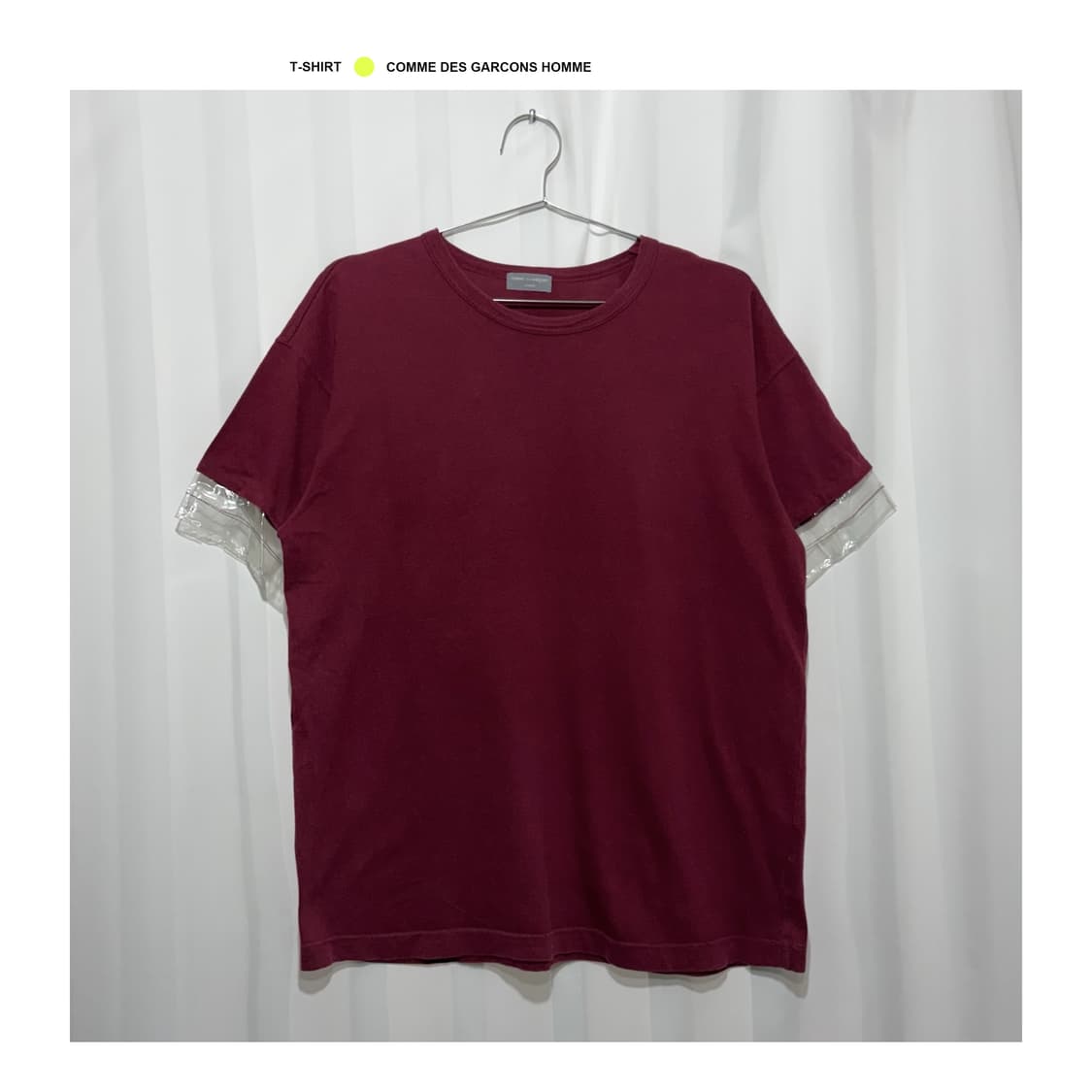 꼼데가르송 다나카옴므 AD1996  티셔츠 상품이미지1